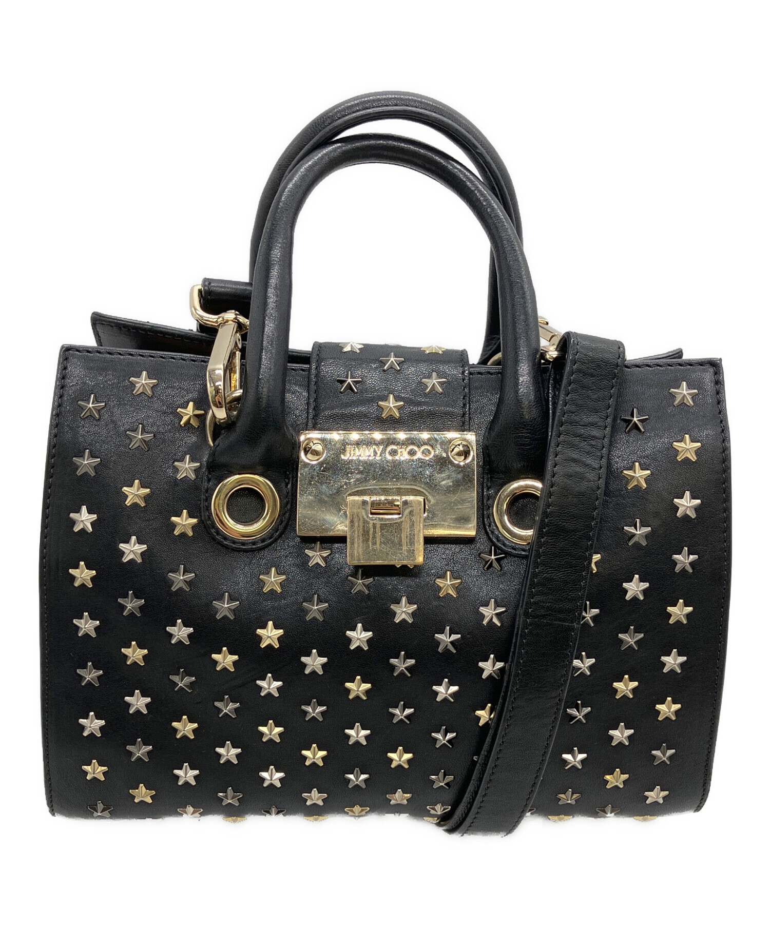 中古・古着通販】JIMMY CHOO (ジミーチュウ) スタースタッズ2WAY 