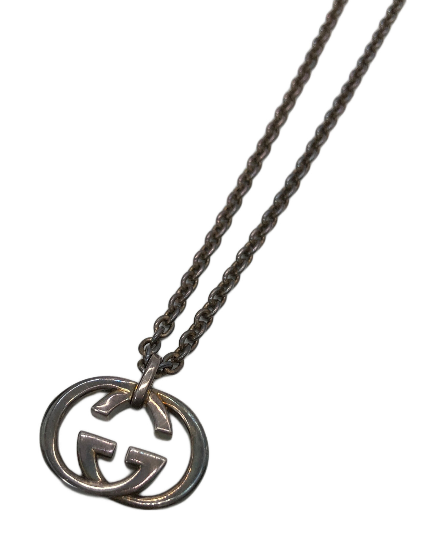 中古・古着通販】GUCCI (グッチ) インターロッキングG シルバー 