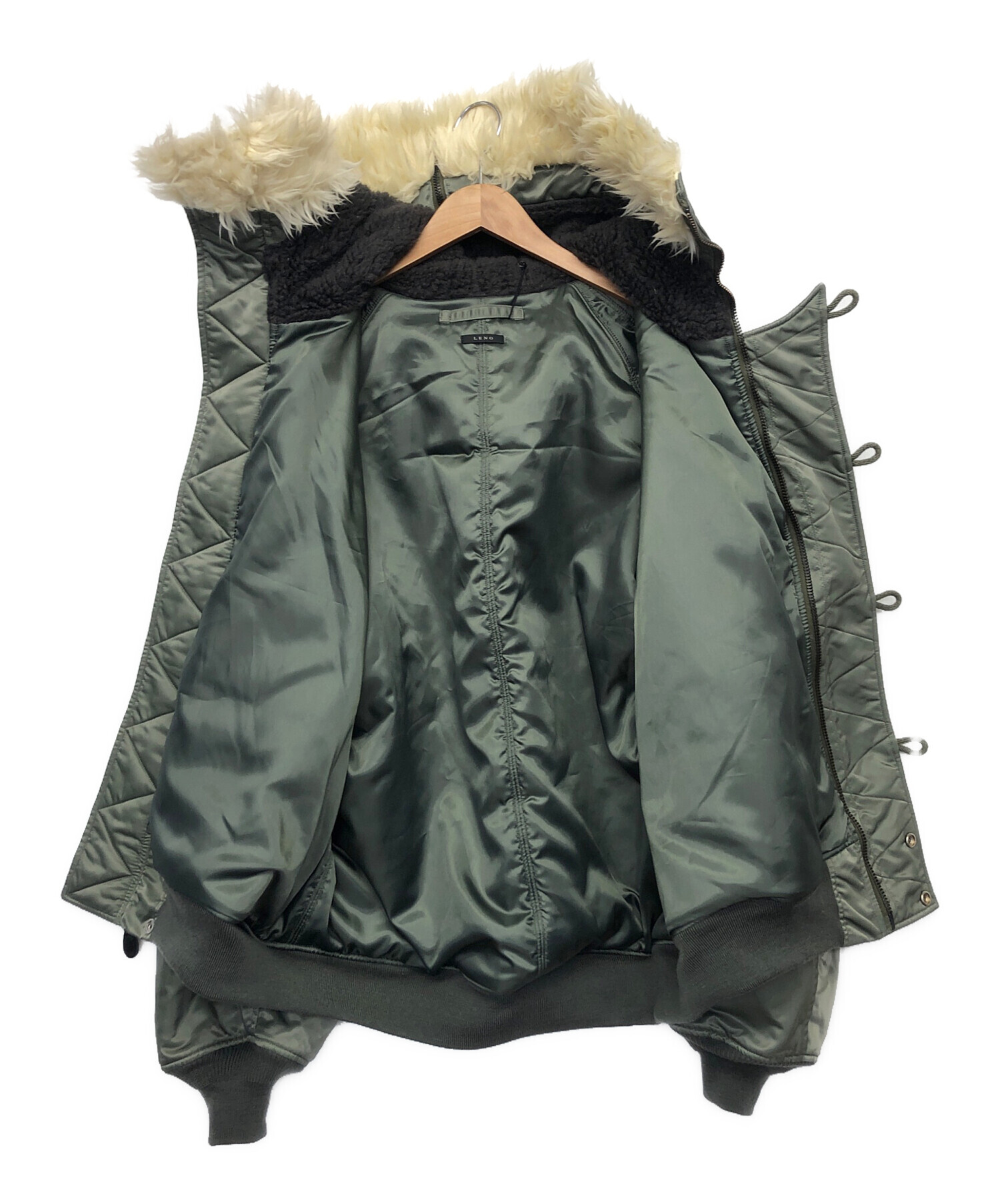 中古・古着通販】LENO (リノ) N-2B JACKET グリーン サイズ:2