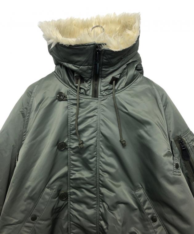 中古・古着通販】LENO (リノ) N-2B JACKET グリーン サイズ:2 中古・古着通販】LENO (リノ) N-2B JACKET グリーン サイズ:2