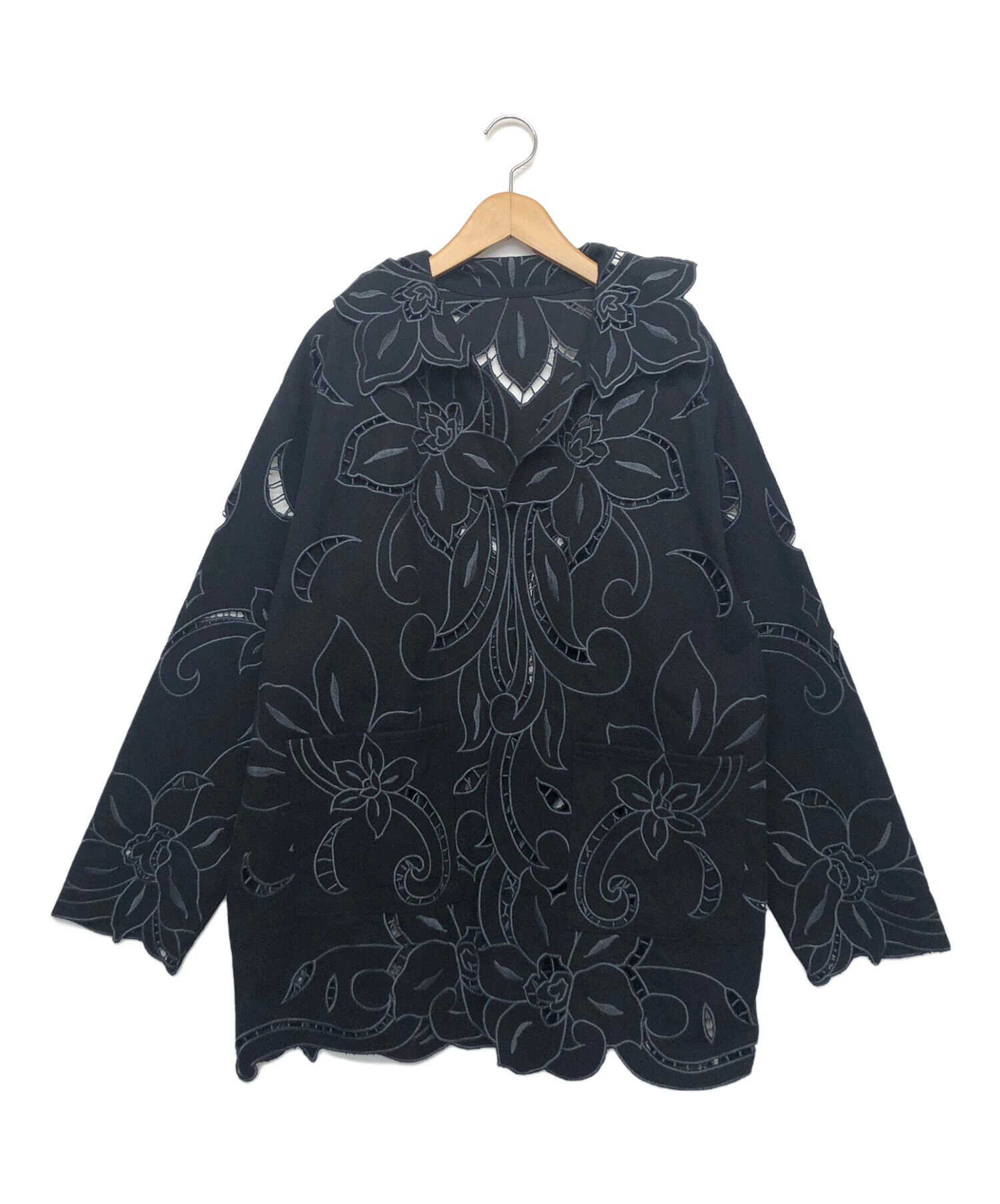 中古・古着通販】AMERI (アメリ) UND SCALLOPE EMBROIDERY OVERSIZE