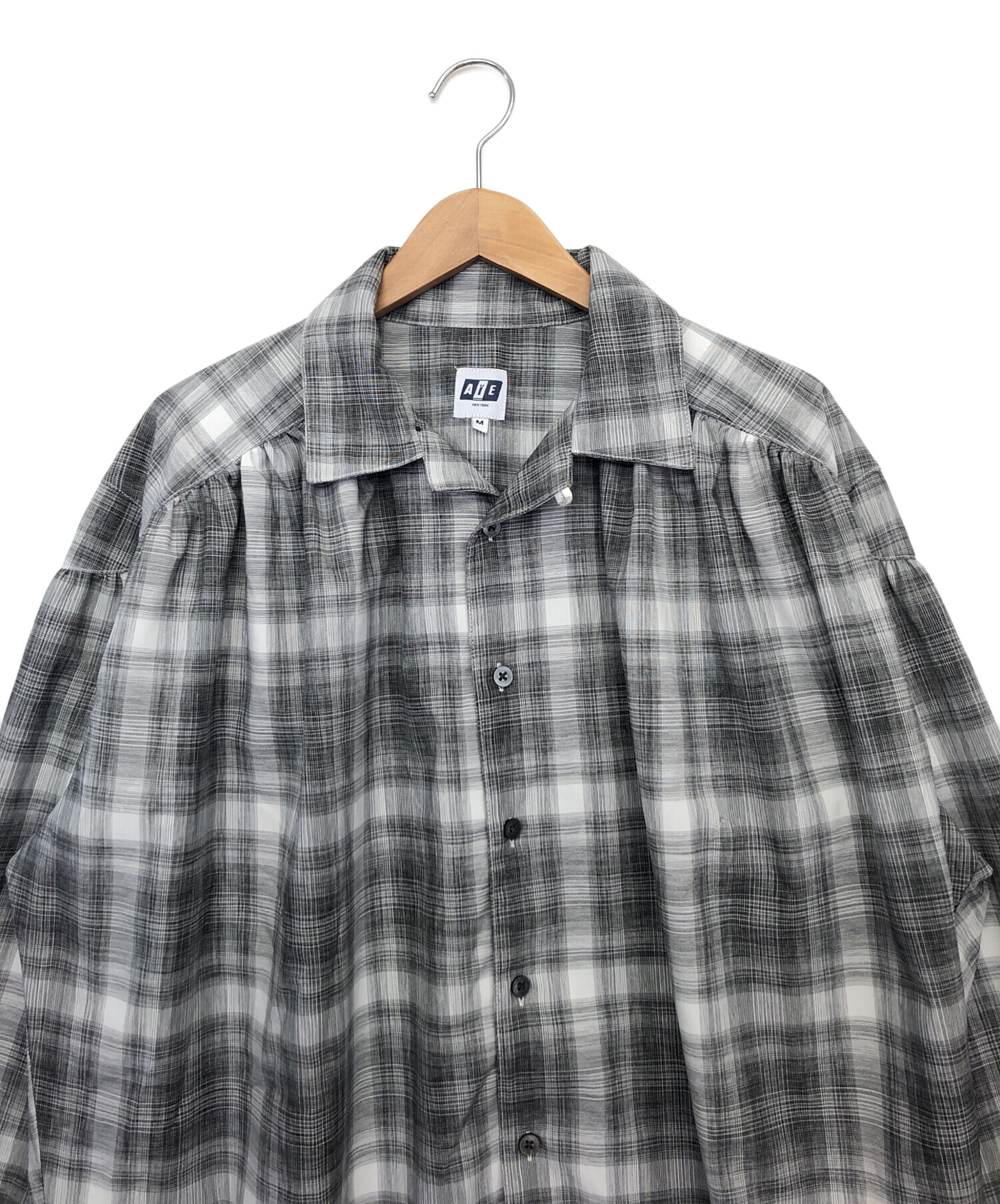 AiE 長袖シャツ Mサイズ アメリカ製 USA製 AiE M ペインターシャツ 