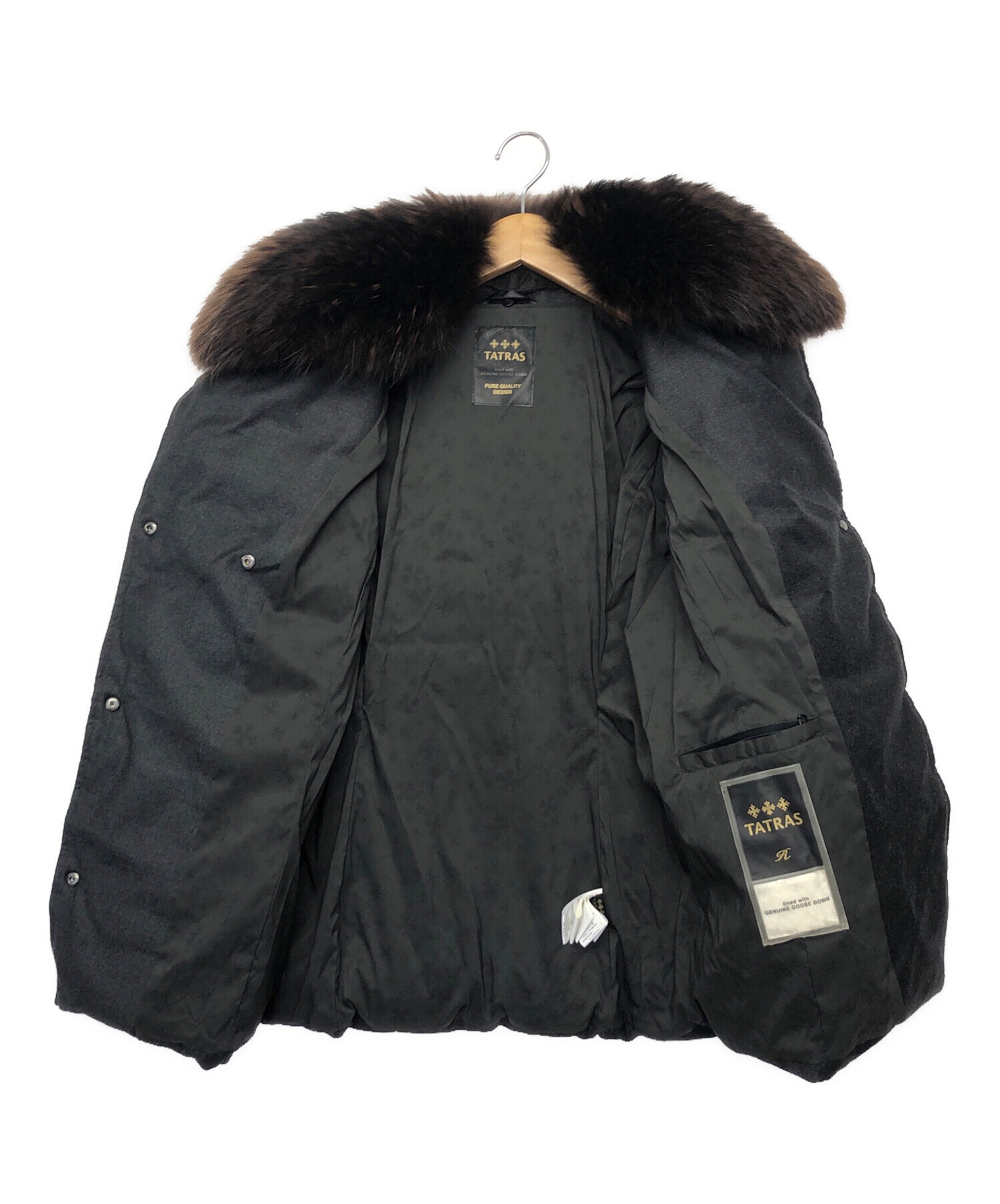 中古・古着通販】TATRAS (タトラス) NITTI ファー付ダウンジャケット 