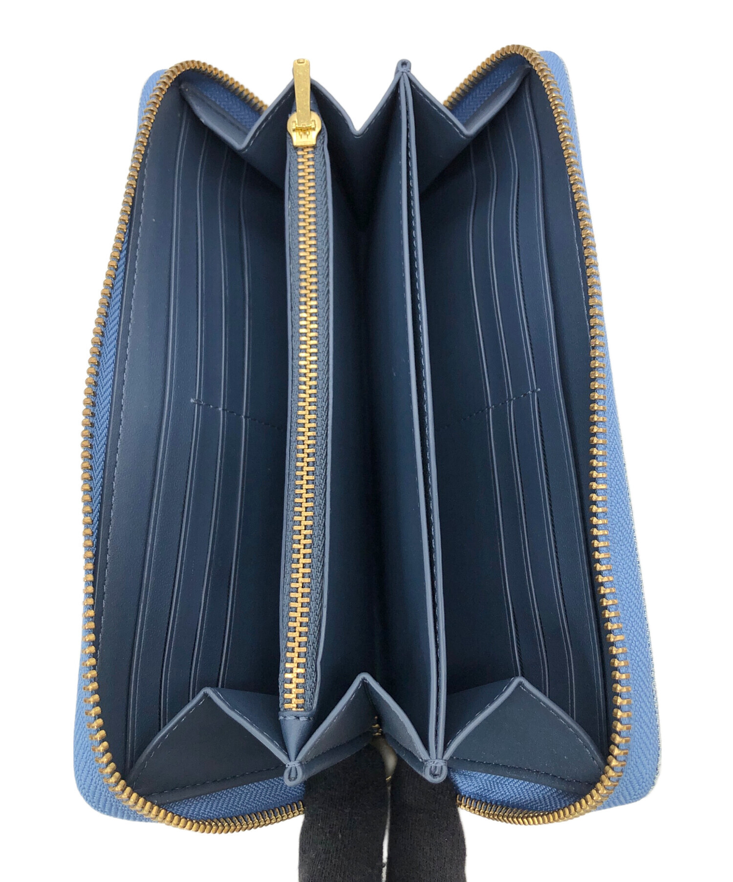 中古・古着通販】COACH (コーチ) デニム長財布 インディゴ｜ブランド