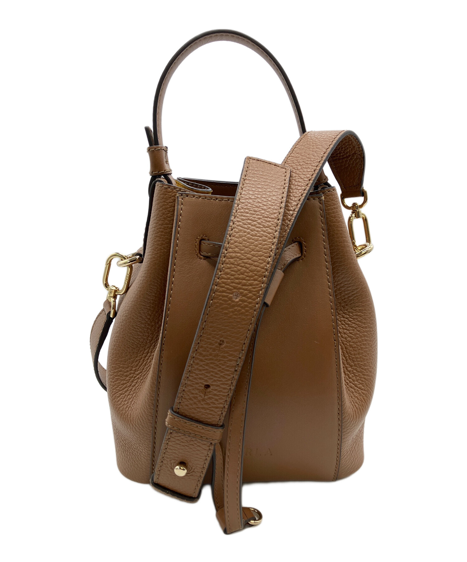 中古・古着通販】FURLA (フルラ) 2WAYハンドバッグ ブラウン｜ブランド 