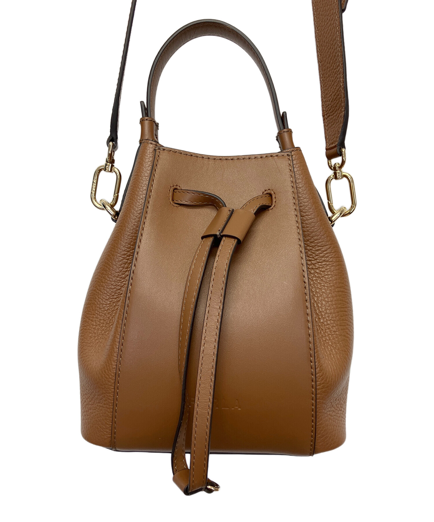中古・古着通販】FURLA (フルラ) 2WAYハンドバッグ ブラウン｜ブランド 