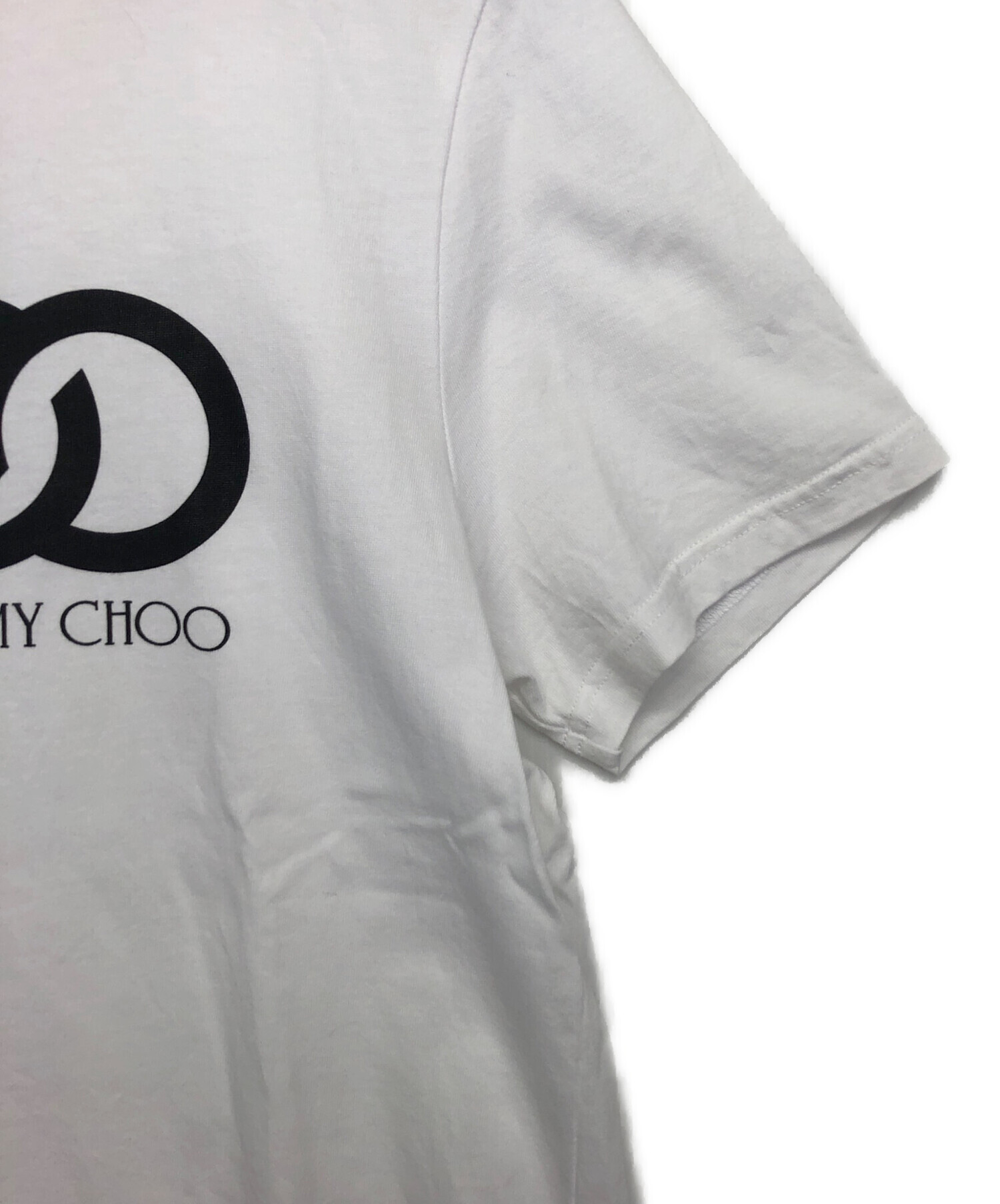 中古・古着通販】JIMMY CHOO (ジミーチュウ) 半袖Tシャツ ホワイト