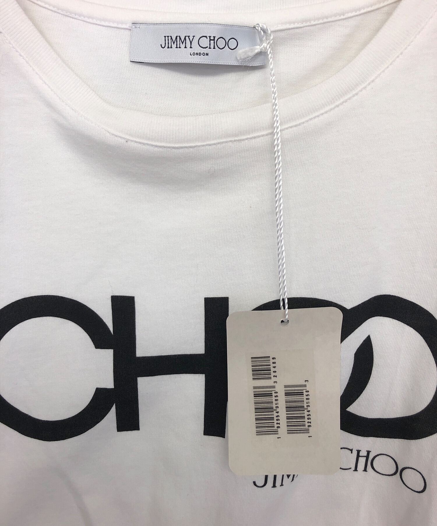 中古・古着通販】JIMMY CHOO (ジミーチュウ) 半袖Tシャツ ホワイト