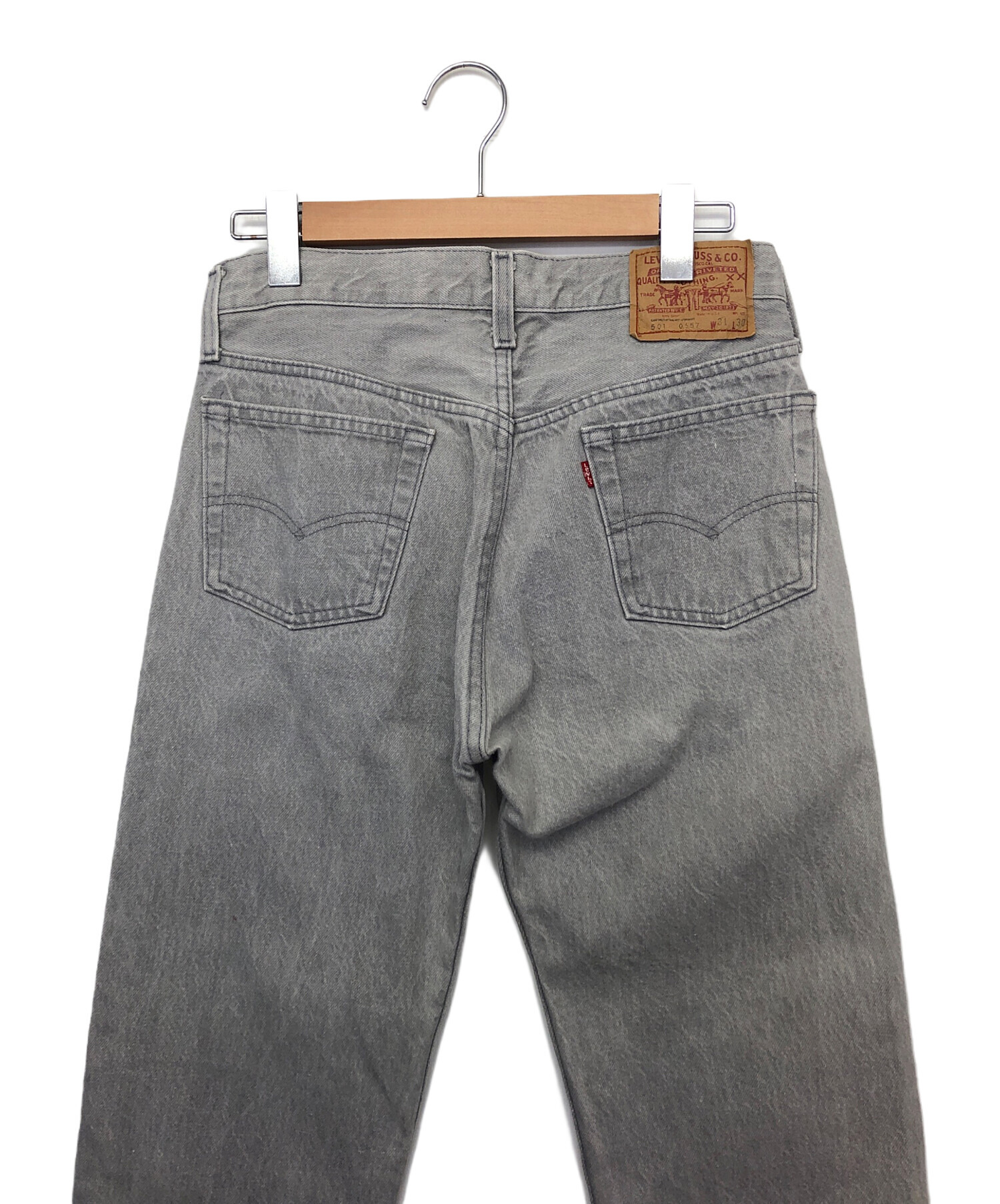 中古・古着通販】LEVI'S (リーバイス) 501 80sデニムパンツ グレー