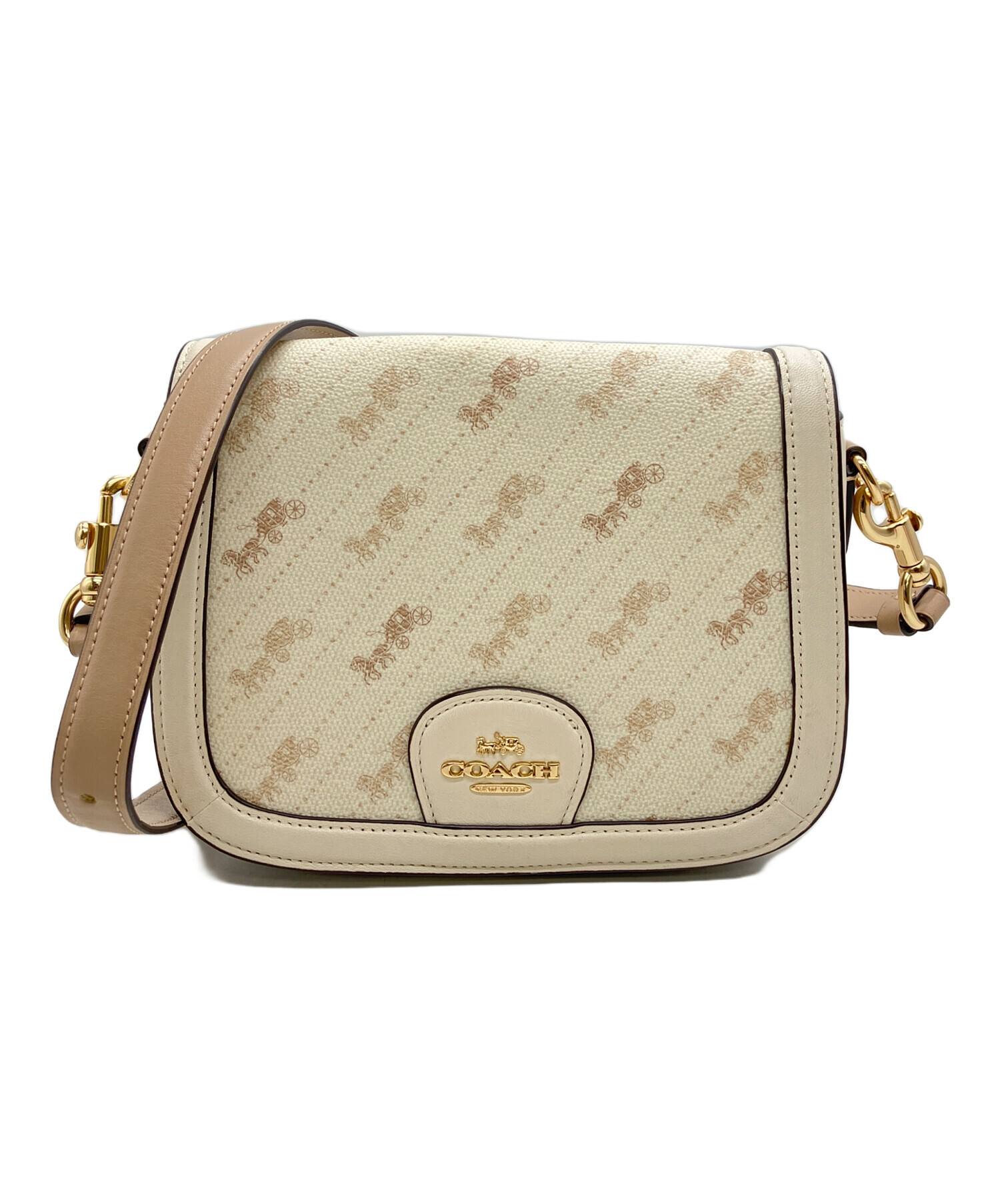 中古・古着通販】COACH (コーチ) サドル バッグ ウィズ ホース 中古・古着通販】COACH (コーチ) サドル バッグ ウィズ ホース