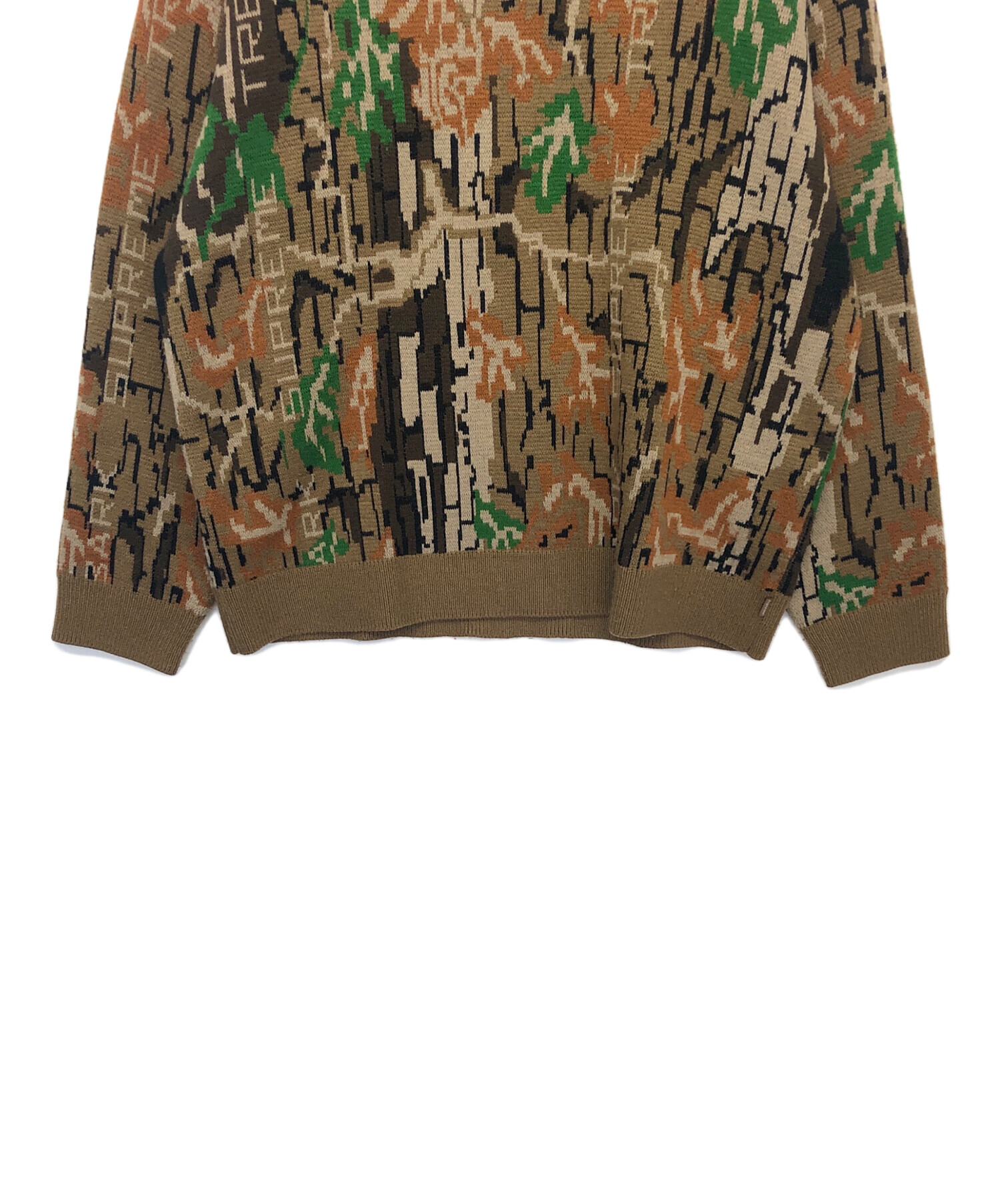 中古・古着通販】SUPREME (シュプリーム) Trebark Camo Sweater 22FW