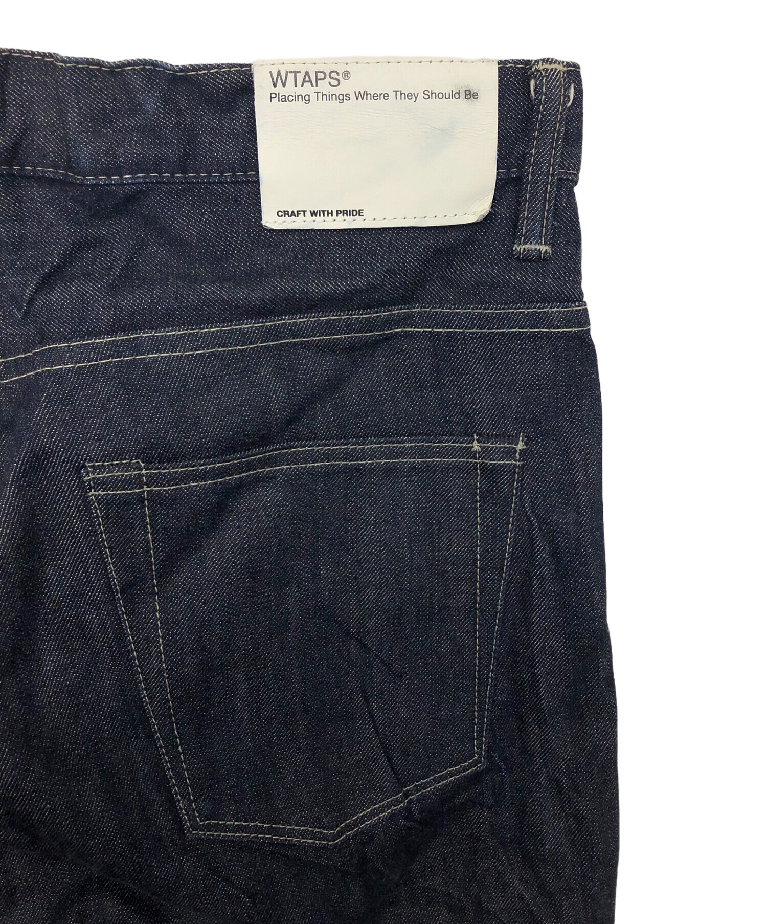 中古・古着通販】WTAPS (ダブルタップス) デニムパンツ インディゴ