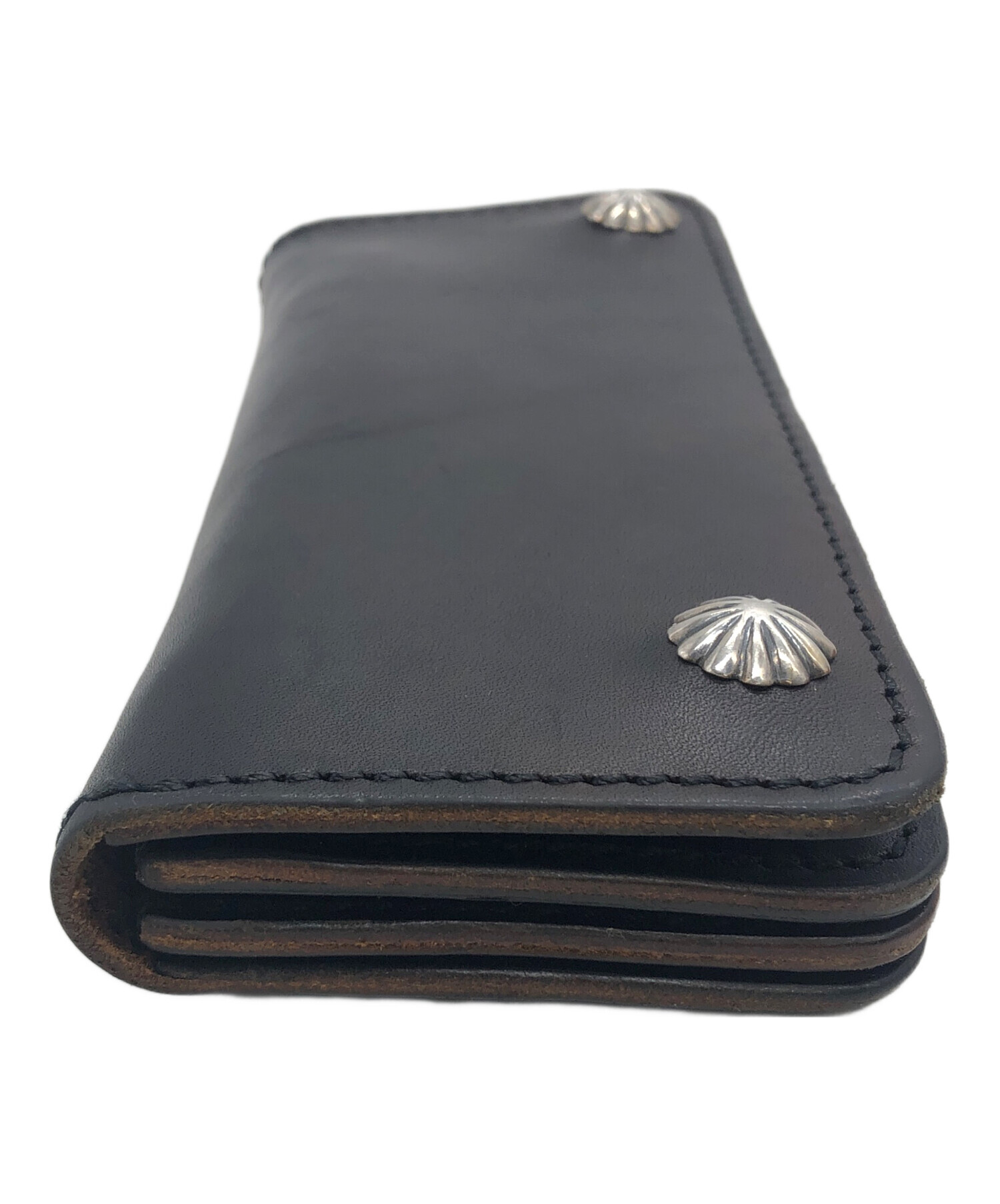 中古・古着通販】LARRY SMITH (ラリースミス) 長財布 ブラック