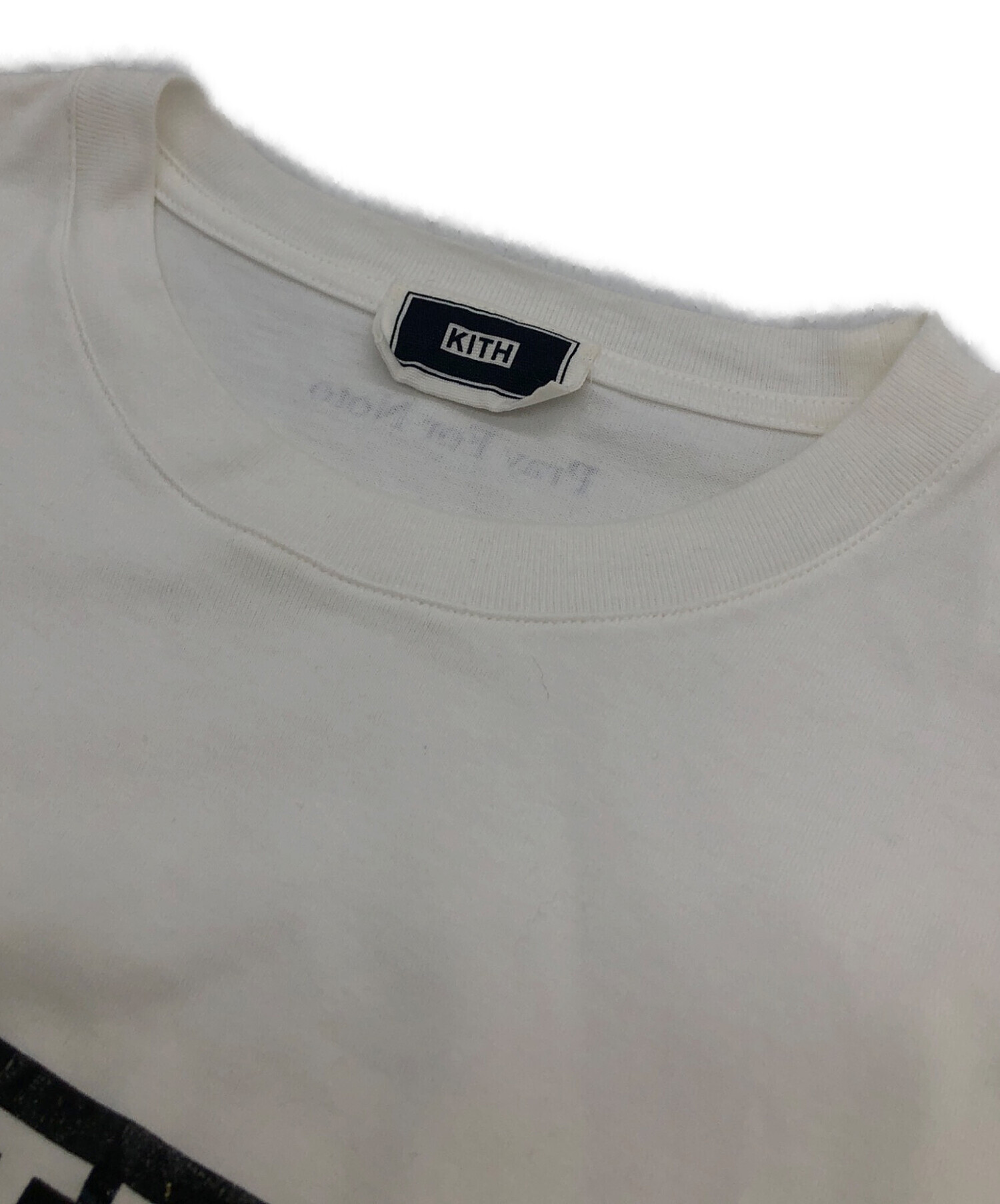 美品 KITH キス ホワイト ポロシャツ ワンポイントロゴ ☆24SS 最新作☆Kith Pique Drew Polo (KITH NYC/ポロシャツ