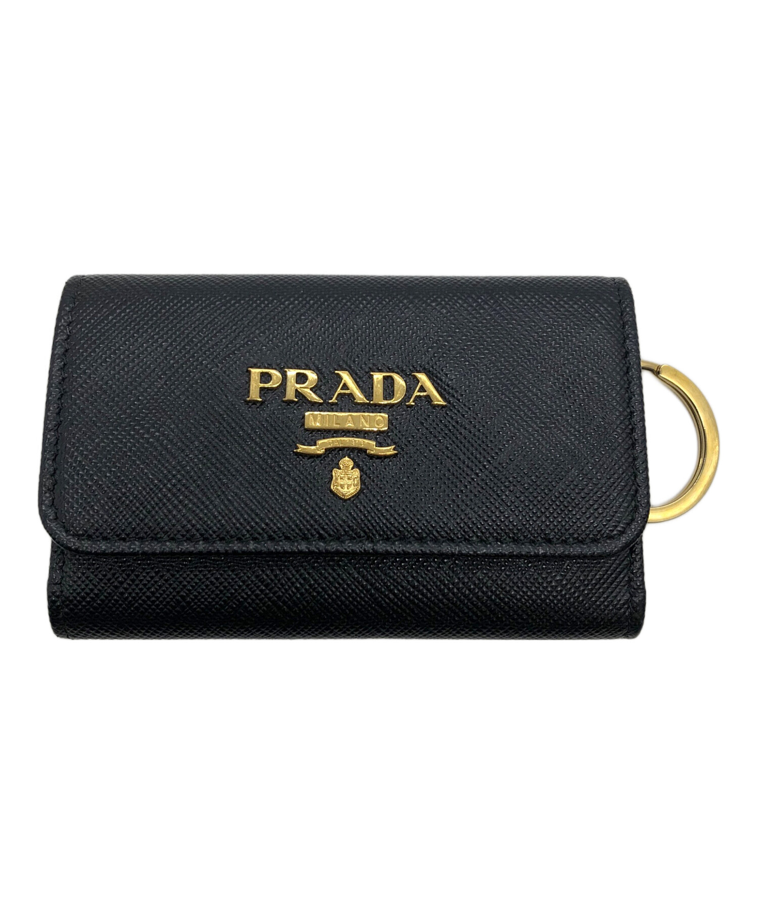 中古・古着通販】PRADA (プラダ) 4連キーケース ブラック｜ブランド