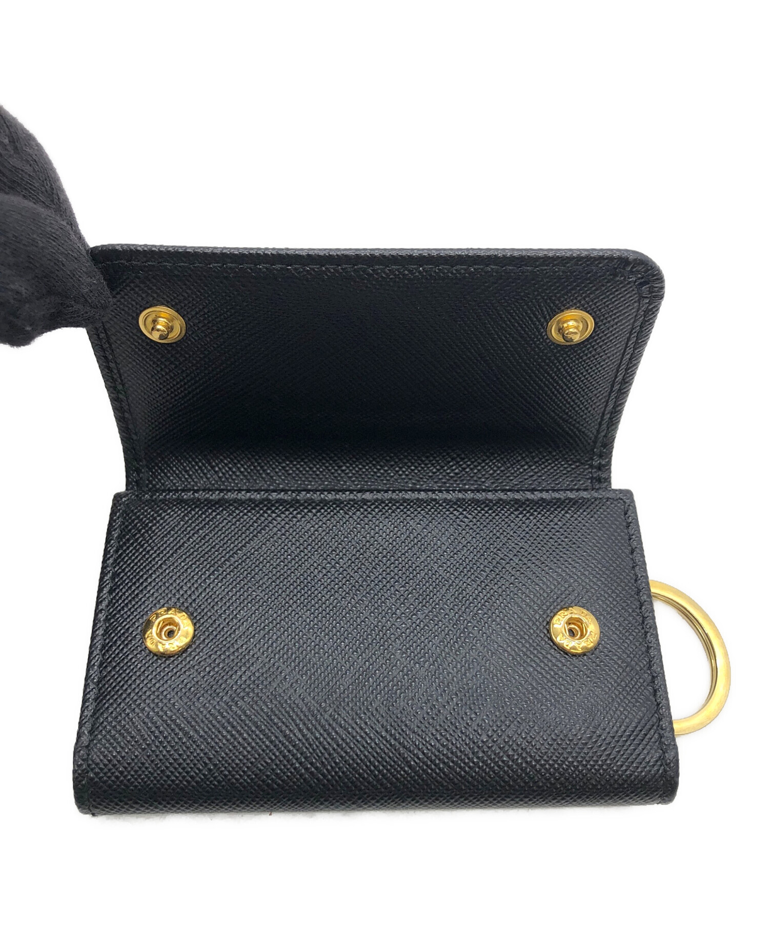 中古・古着通販】PRADA (プラダ) 4連キーケース ブラック｜ブランド