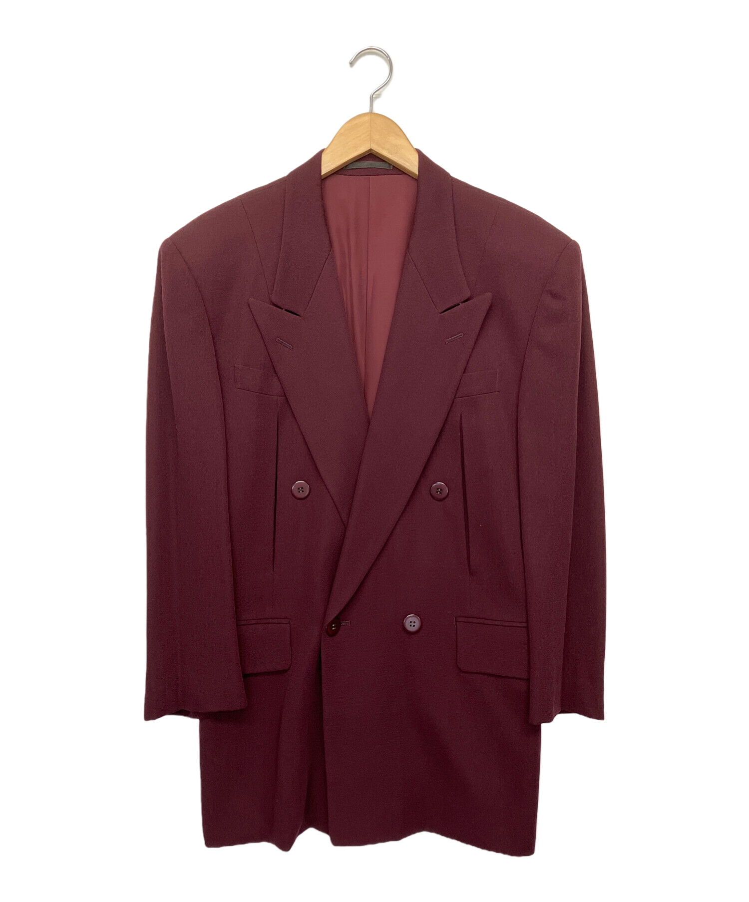 中古・古着通販】LUNA MATTINO (ルナマティーノ) ダブルスーツ ワイン