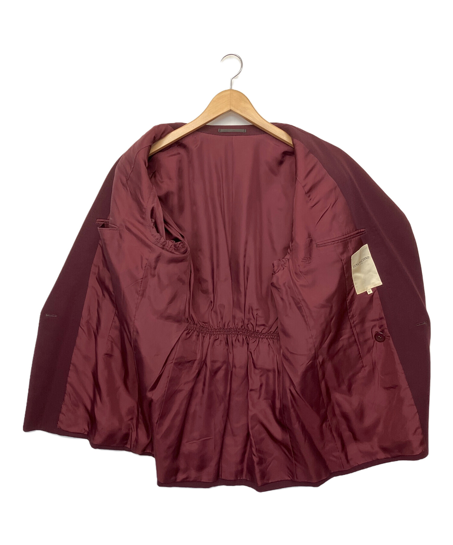 中古・古着通販】LUNA MATTINO (ルナマティーノ) ダブルスーツ ワイン