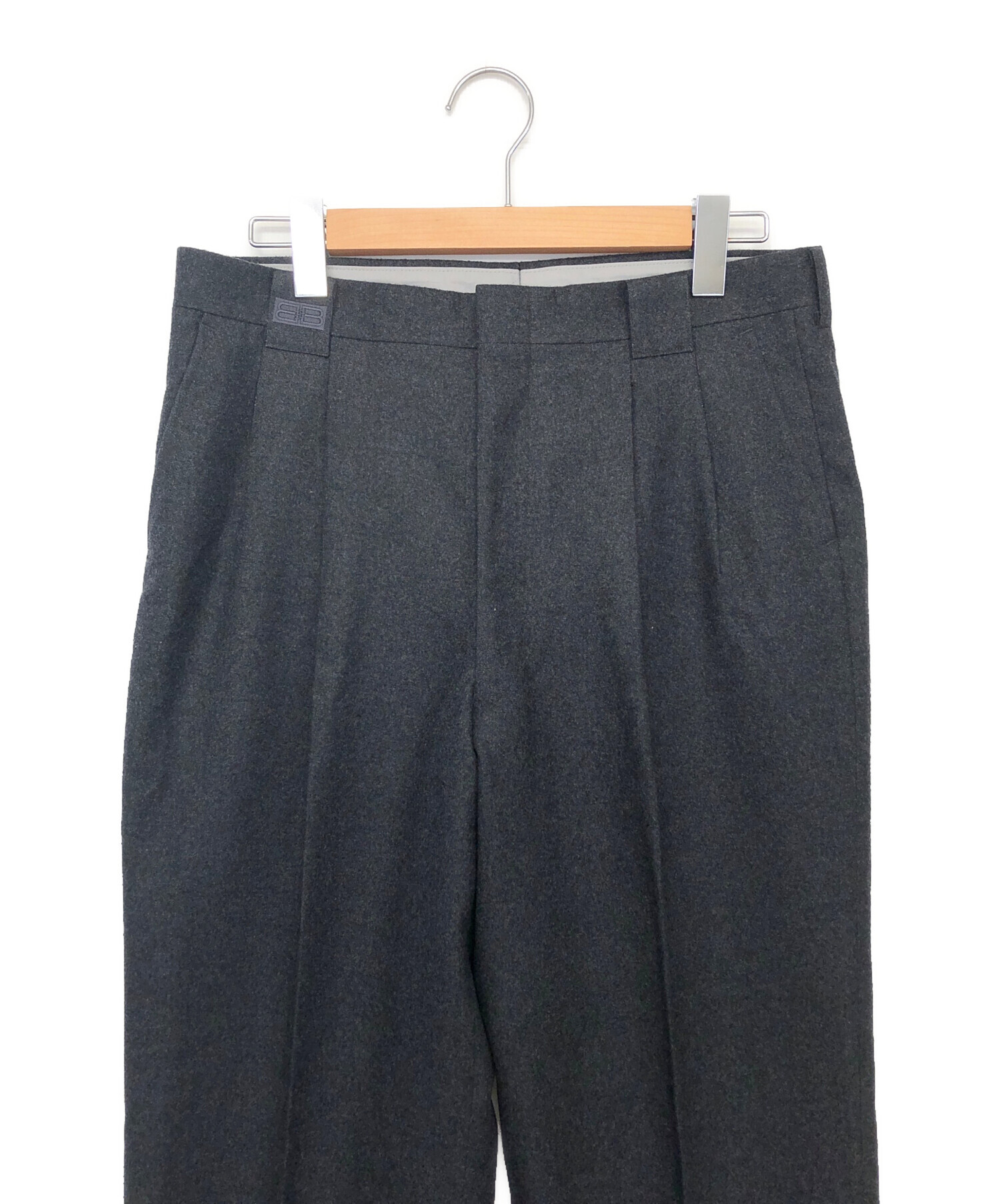 Balenciaga ウールスラックス サイズ46 中古・古着通販】BALENCIAGA SPORTS (バレンシアガ) ウールパンツ