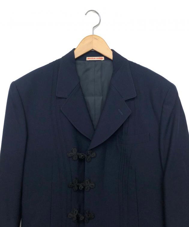 arrston volaju ブラック ロングコートMサイズ 中古・古着通販】arrston volaju (アーストンボラージュ) ジャケット