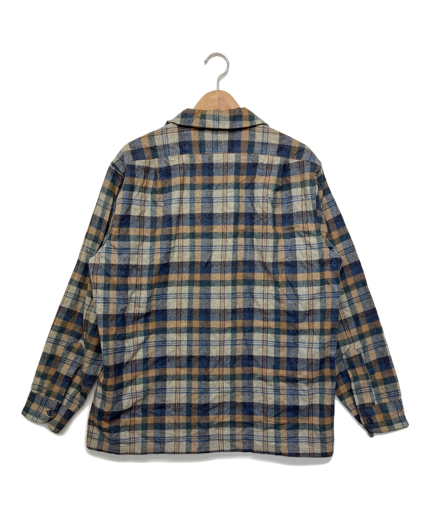 中古・古着通販】PENDLETON (ペンドルトン) 70sオープンカラーシャツ