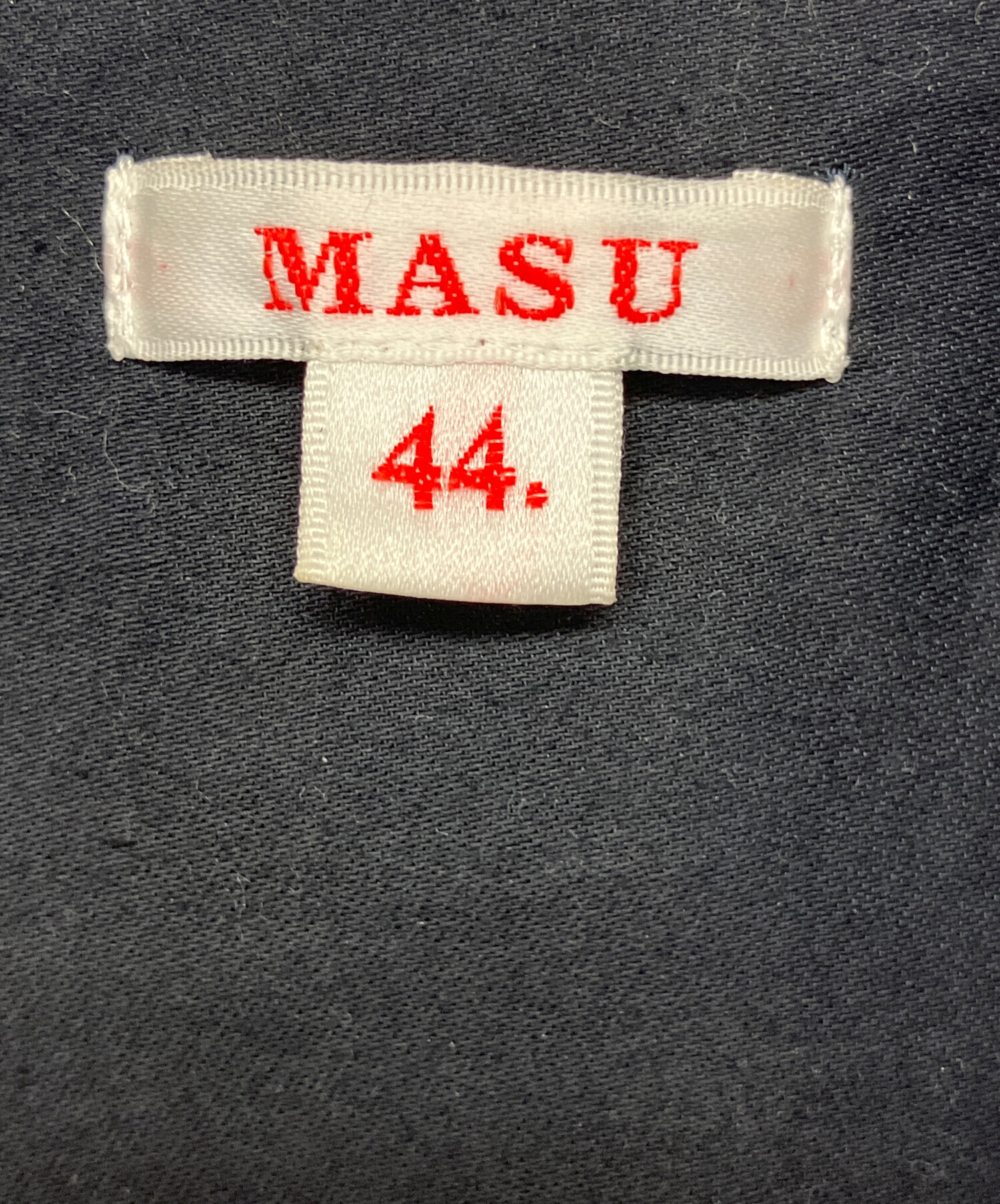 中古・古着通販】MASU (エムエーエスユー) ジャケット ブラック サイズ 