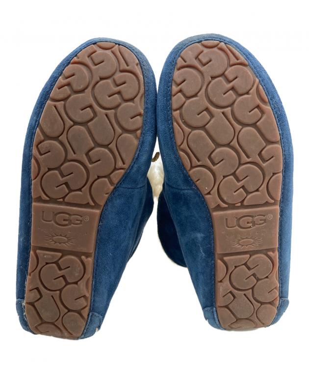 中古・古着通販】UGG (アグ) モカシンシューズ ブルー サイズ:25cm