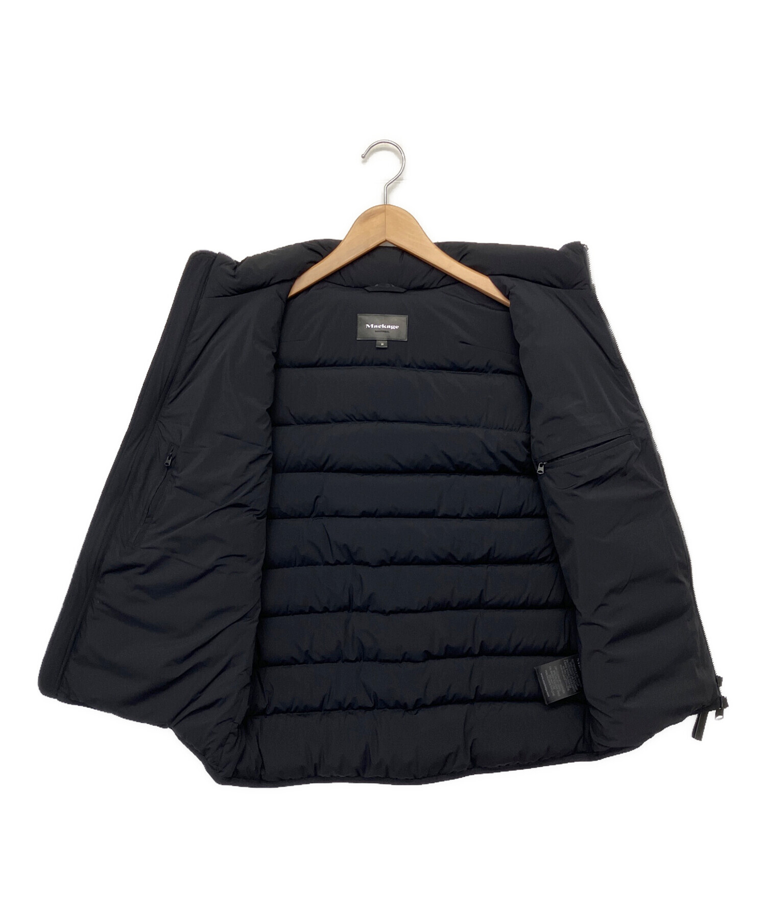 中古・古着通販】mackage (マッカージュ) ダウンベスト ブラック 