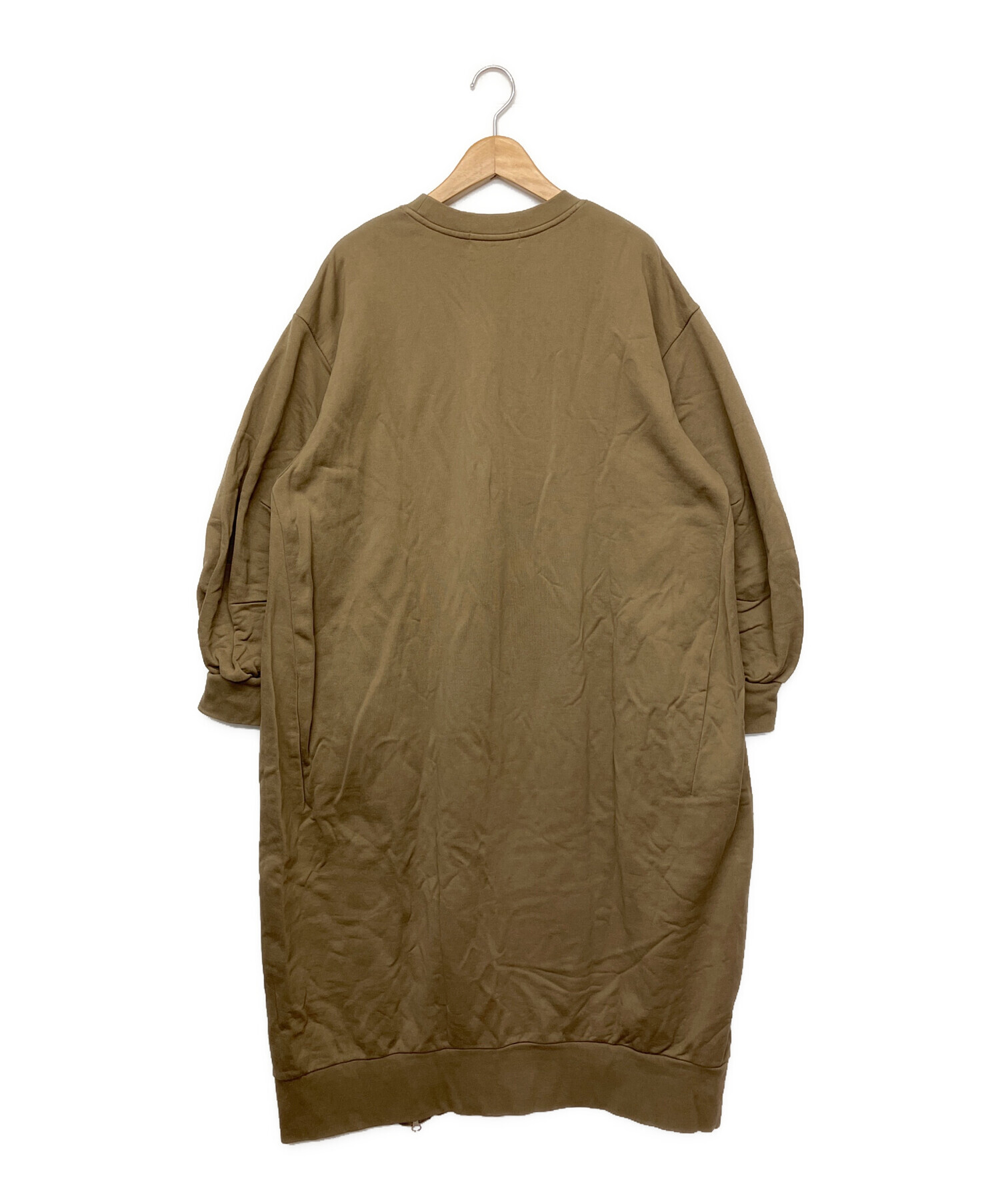 ゆっか 中古・古着通販】ZUCCA (ズッカ) スウェットワンピース ベージュ