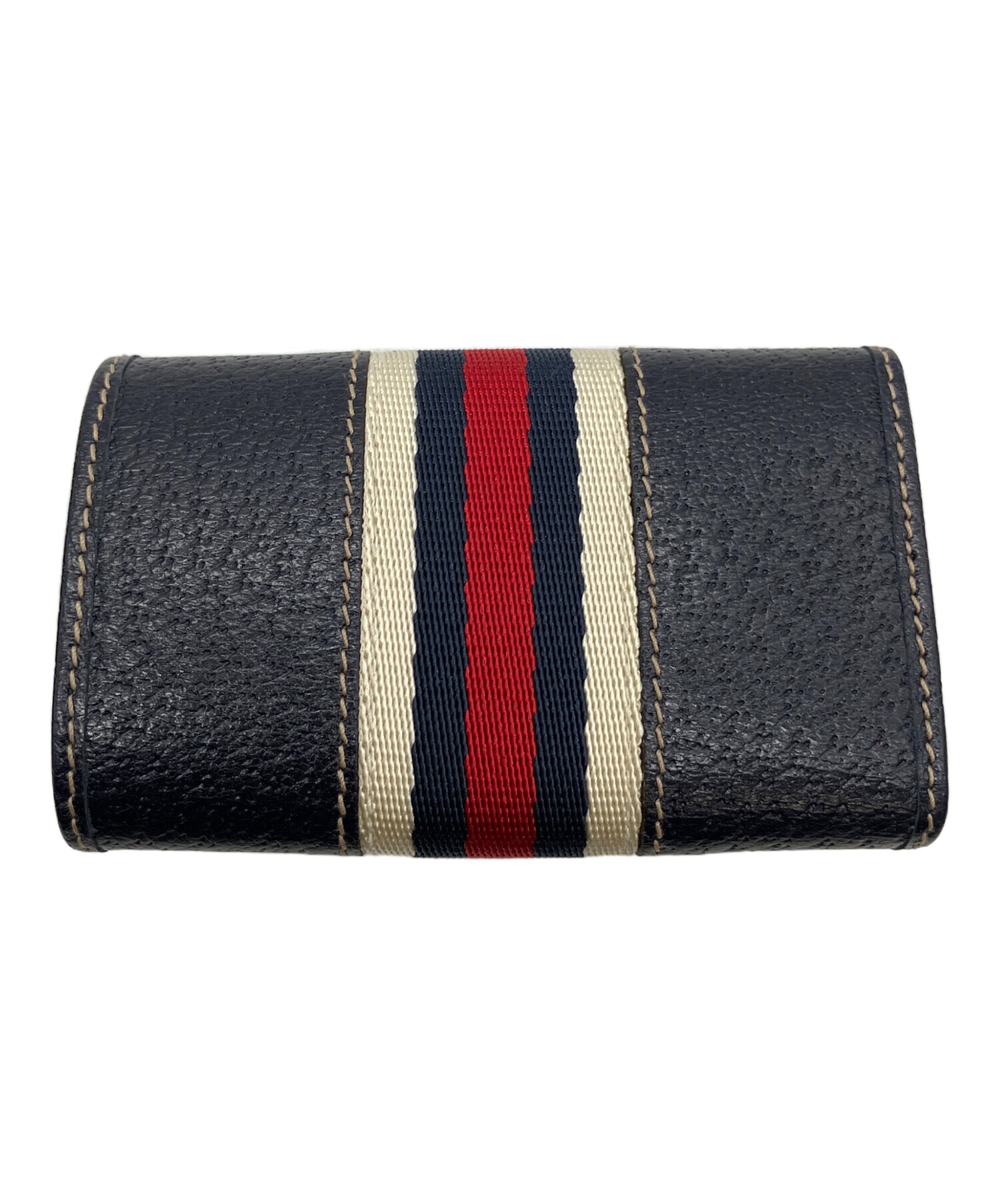 中古　GUCCI キーケース 中古・古着通販】GUCCI (グッチ) キーケース ネイビー｜ブランド