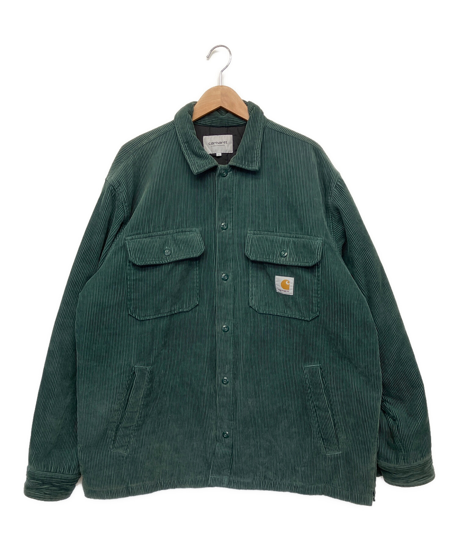 【希少品】Carhartt コーデュロイジャケット ダークグリーン 中古・古着通販】CarHartt (カーハート) コーデュロイジャケット
