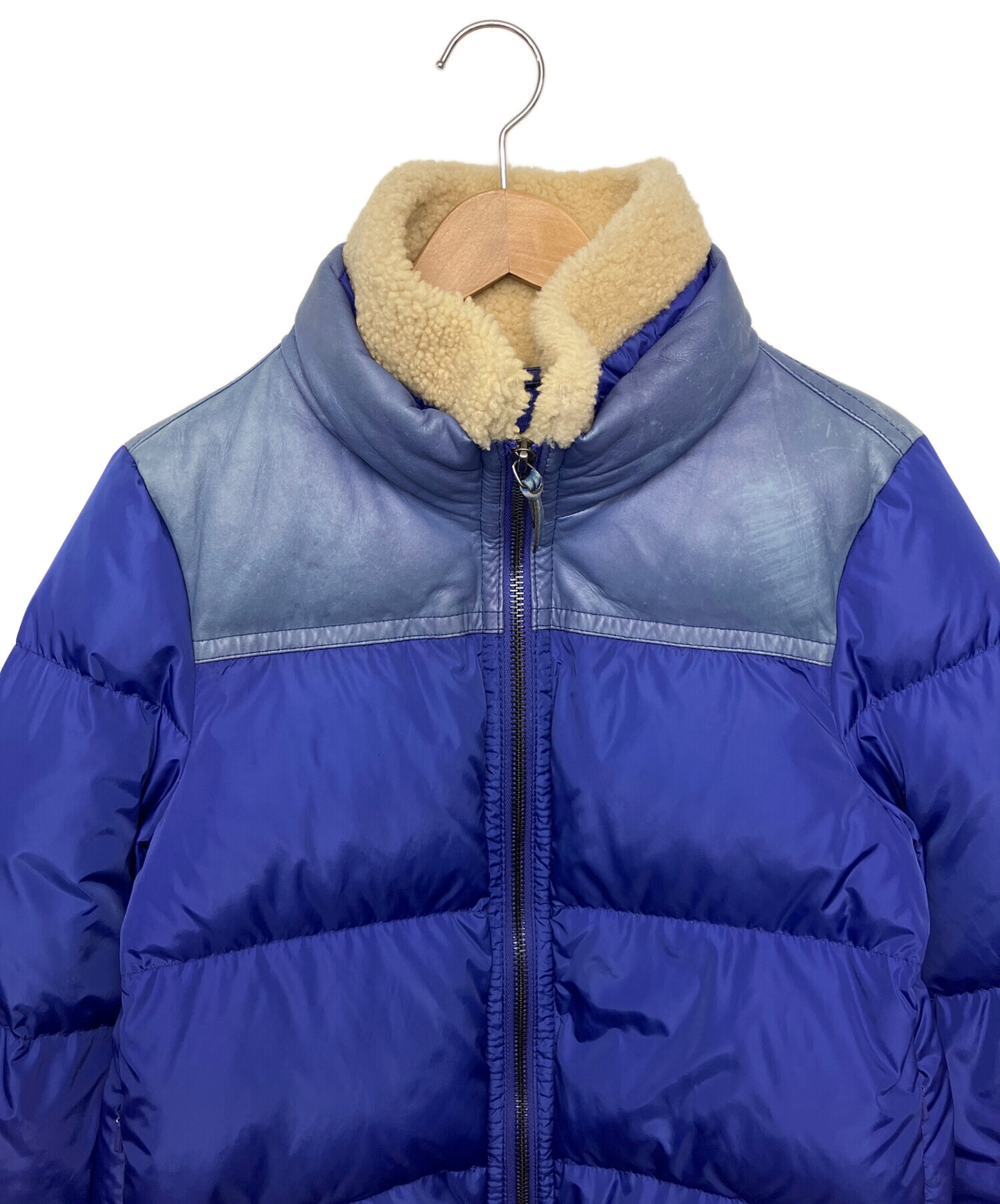 中古・古着通販】COACH (コーチ) ダウンジャケット ブルー サイズ:M