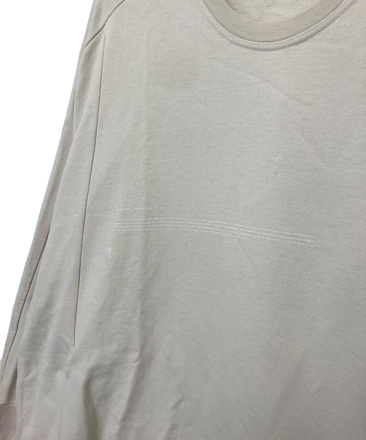 中古・古着通販】JULIUS (ユリウス) スウェット ベージュ サイズ:1