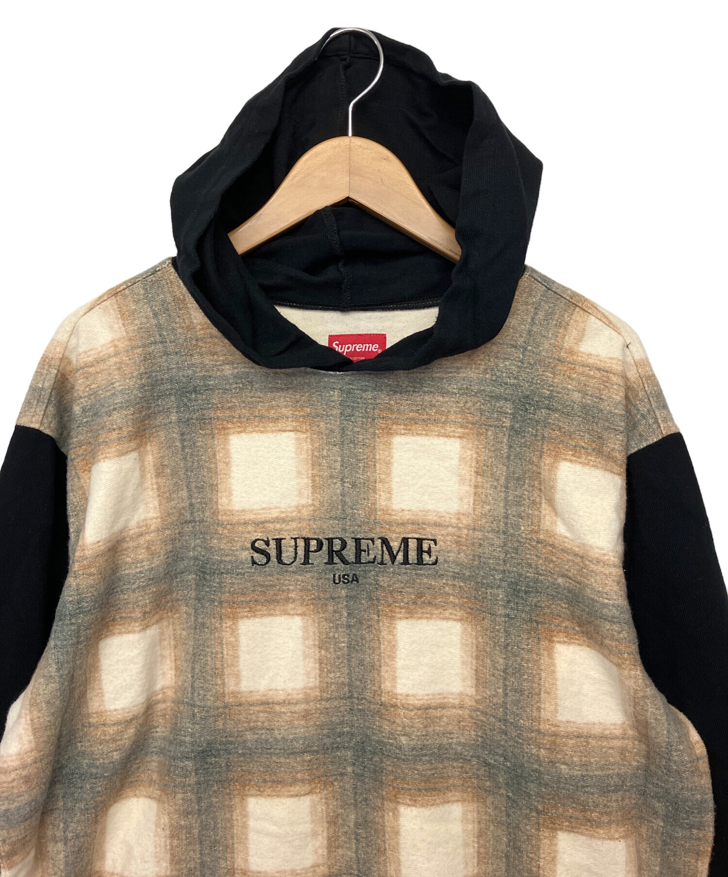 Supreme ベージュ パーカー Mサイズ