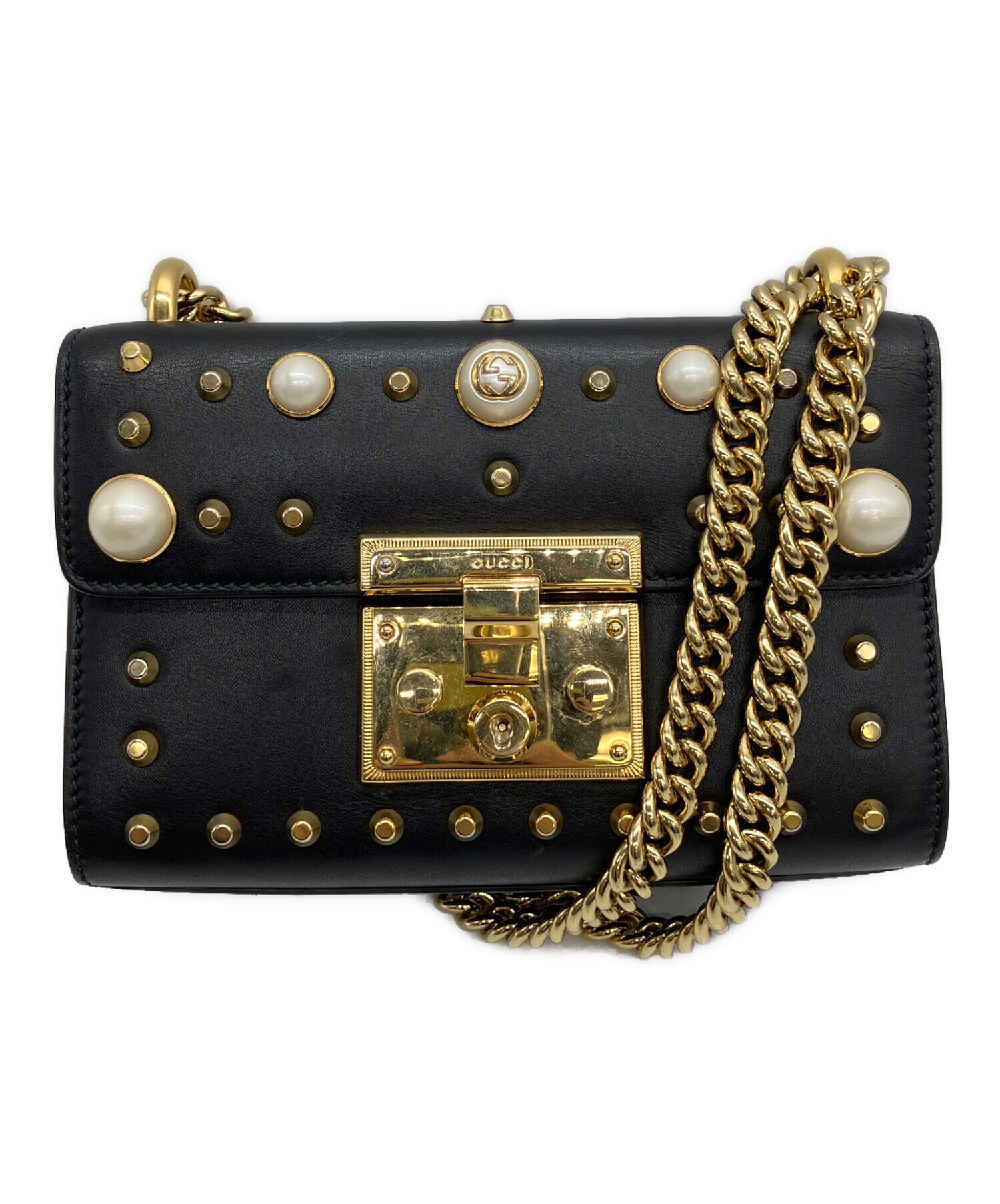 中古・古着通販】GUCCI (グッチ) チェーンショルダーバッグ