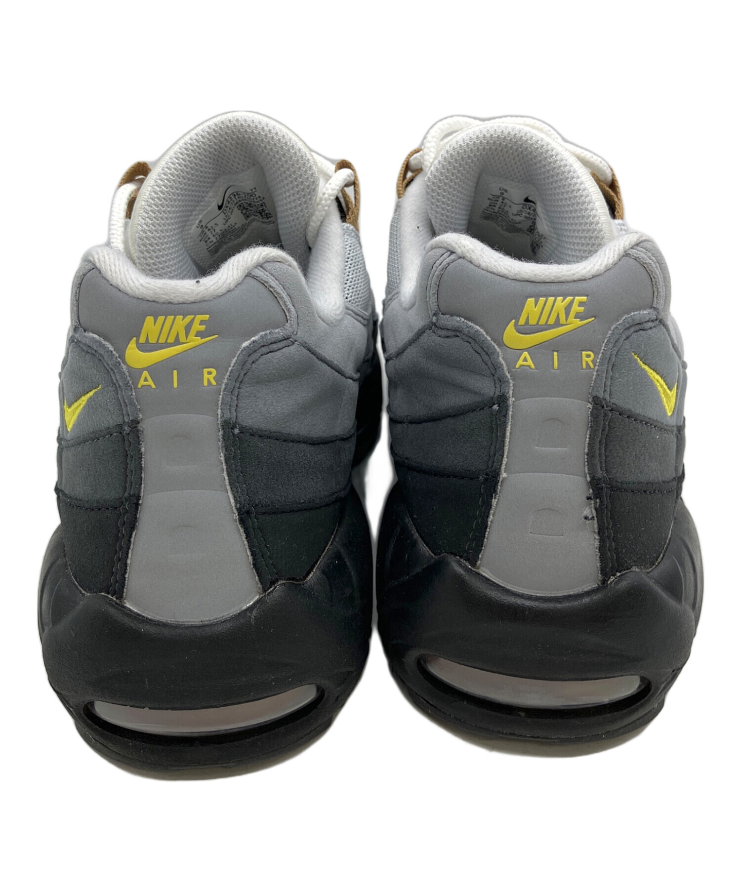 中古・古着通販】NIKE (ナイキ) AIR MAX 95 WHITE/YELLOW STRIKE-WOLF 