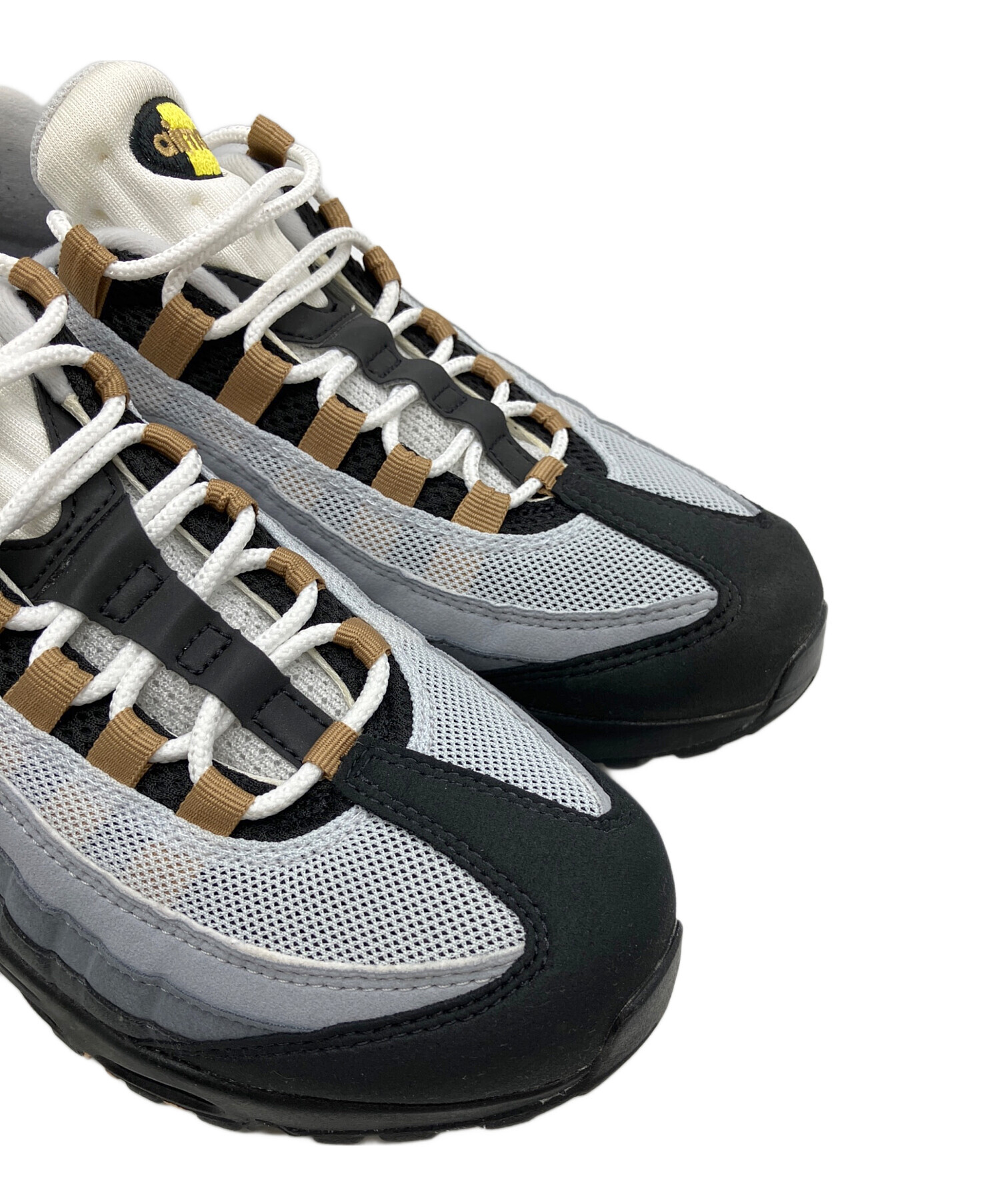 中古・古着通販】NIKE (ナイキ) AIR MAX 95 WHITE/YELLOW STRIKE-WOLF