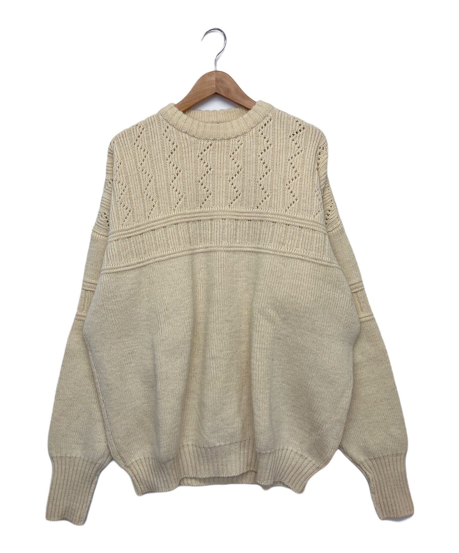 中古・古着通販】L.L.Bean (エルエルビーン) 厚手ニット ベージュ