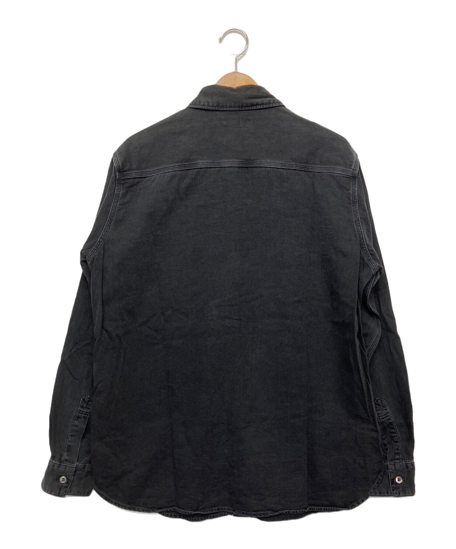 中古・古着通販】Ron Herman (ロンハーマン) デニムシャツ ブラック