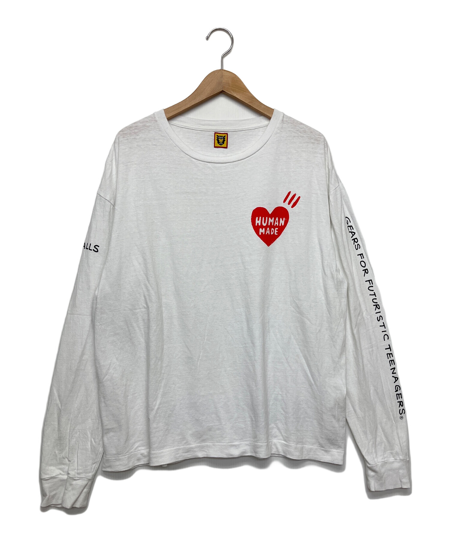 HUMAN MADE 長袖カットソー L ホワイト Human Made 長袖カットソー ホワイト HUMAN MADE GDC ホワイト L 長袖