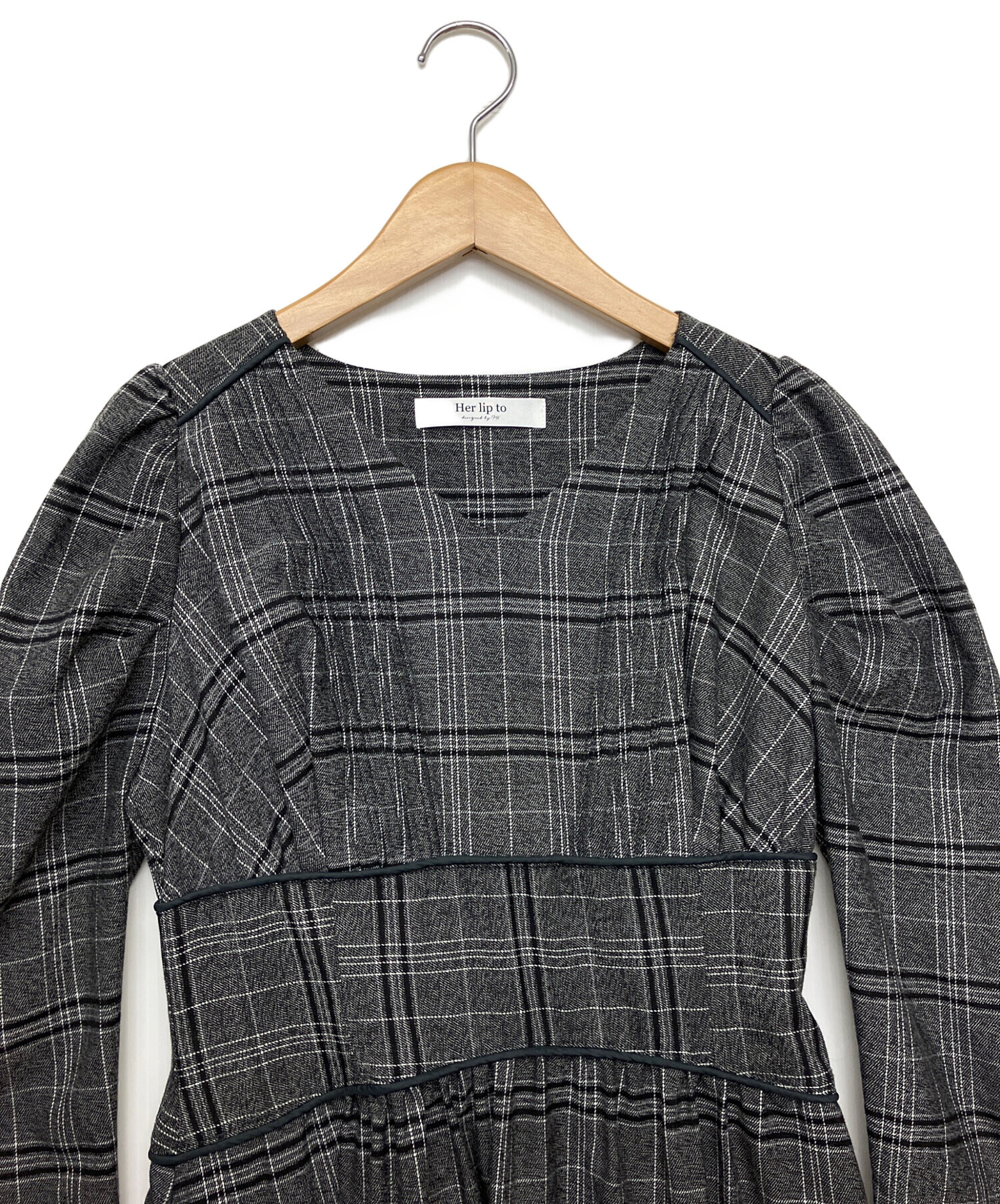 中古・古着通販】Her lip to (ハーリップトゥ) pleated pleats long 