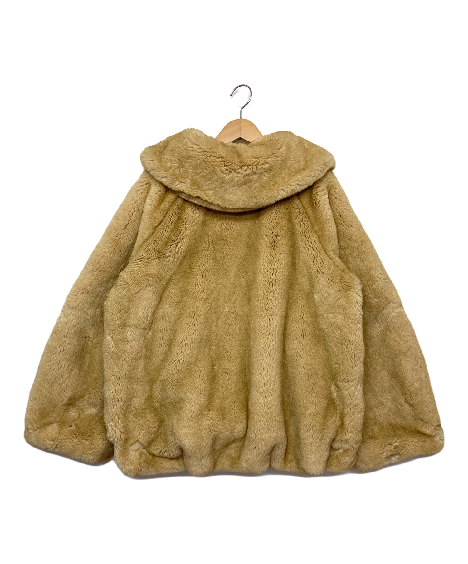 中古・古着通販】e/s (エマスライ) フェイクファージャケット ベージュ