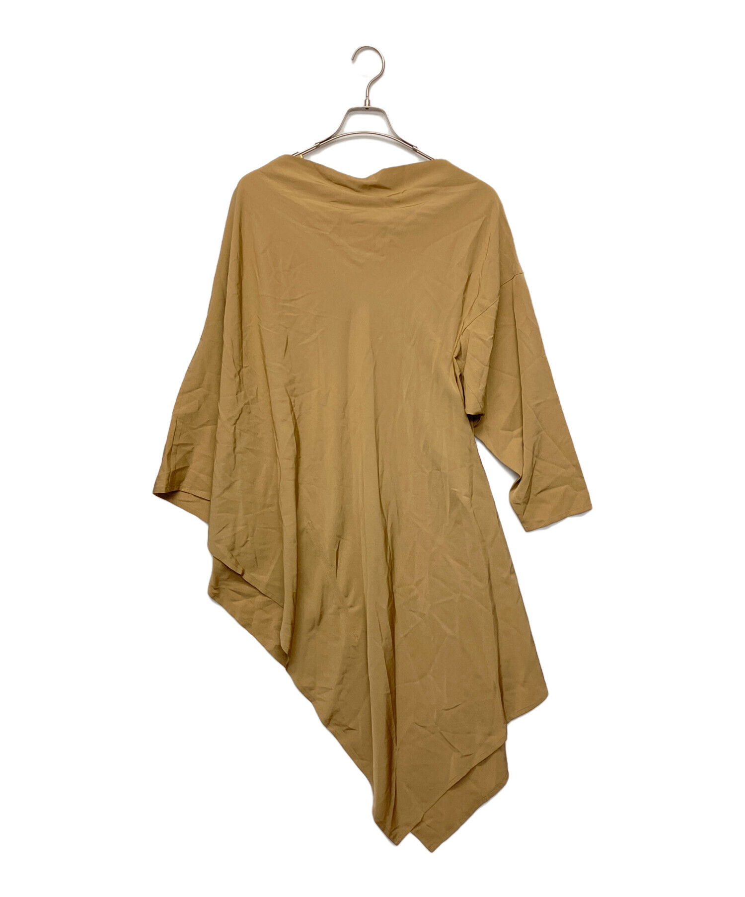 中古・古着通販】LIMI feu (リミフゥ) 長袖ワンピース ベージュ サイズ