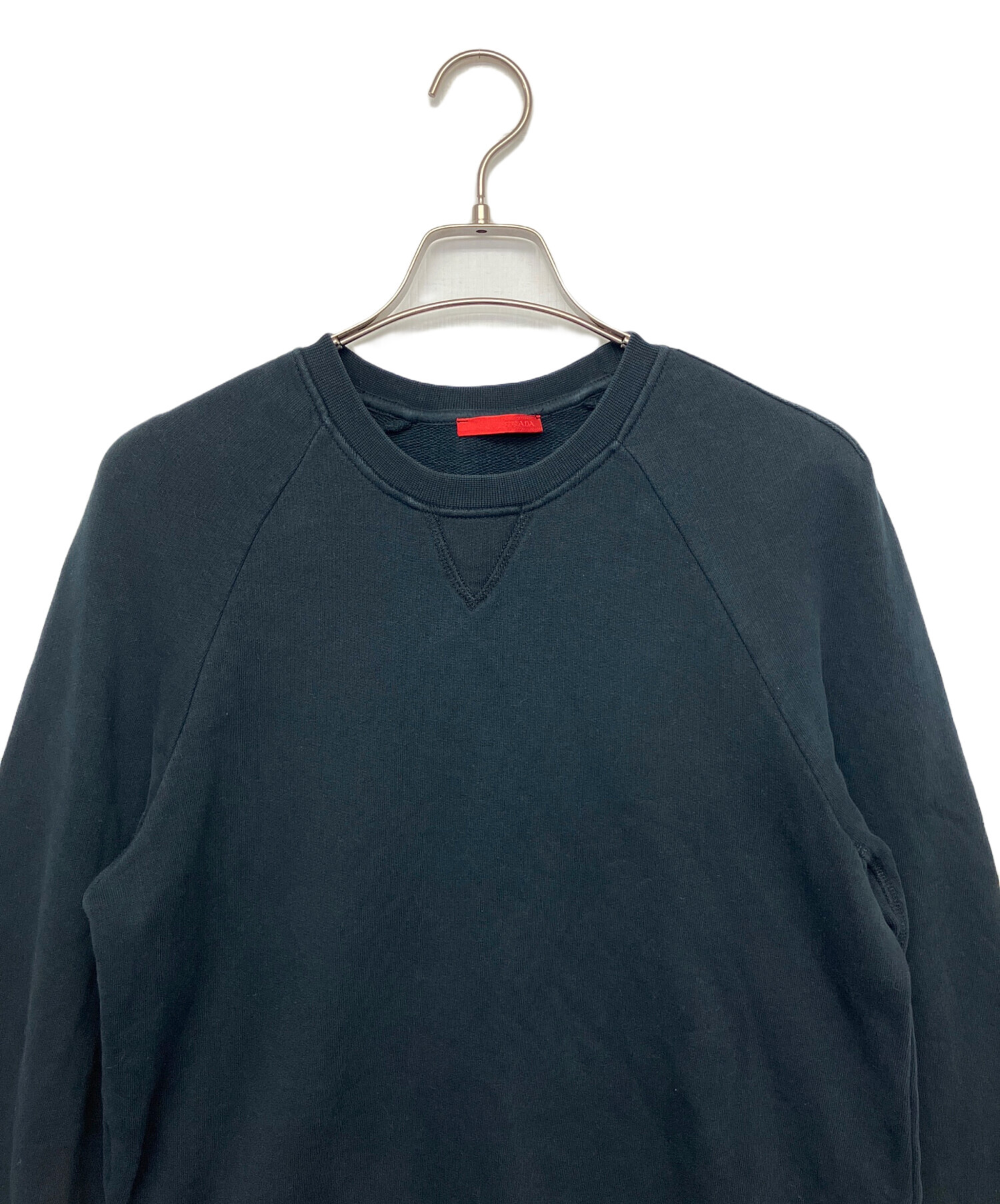 中古・古着通販】PRADA (プラダ) クルーネックスウェット ネイビー 