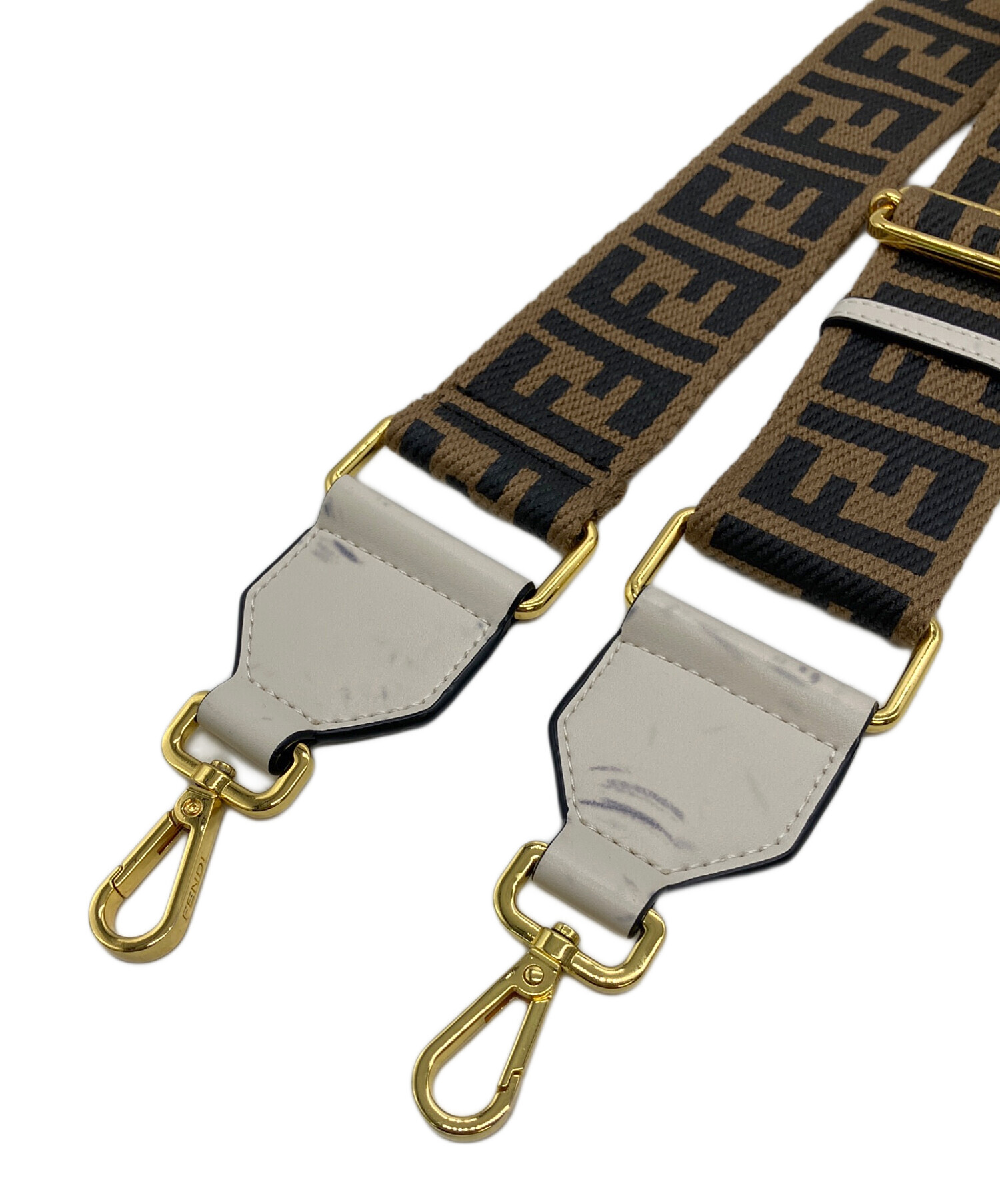 中古・古着通販】FENDI (フェンディ) ショルダーストラップ ブラウン