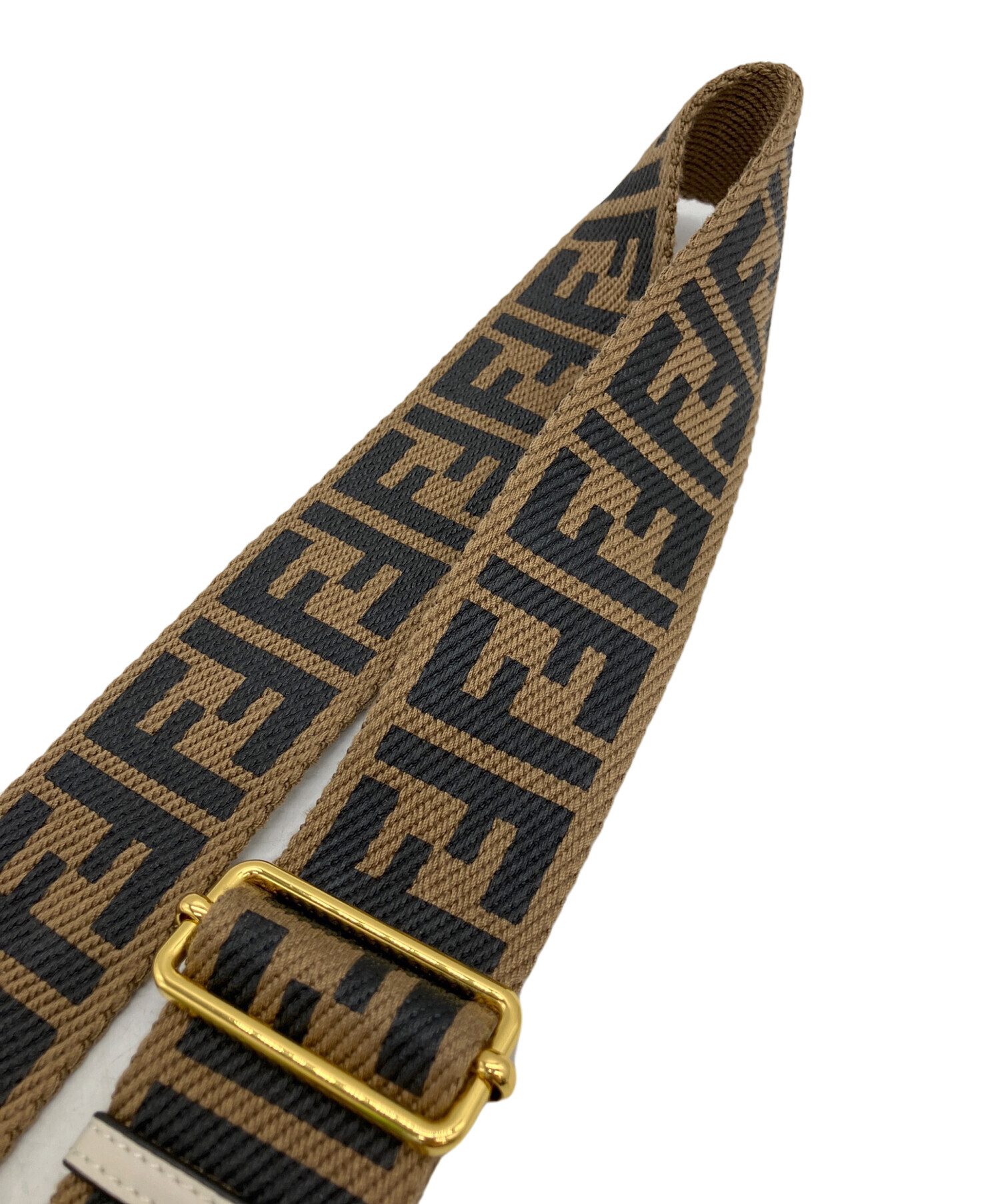 Fendi ショルダーストラップ ブラウン 中古・古着通販】FENDI (フェンディ) ショルダーストラップ ブラウン