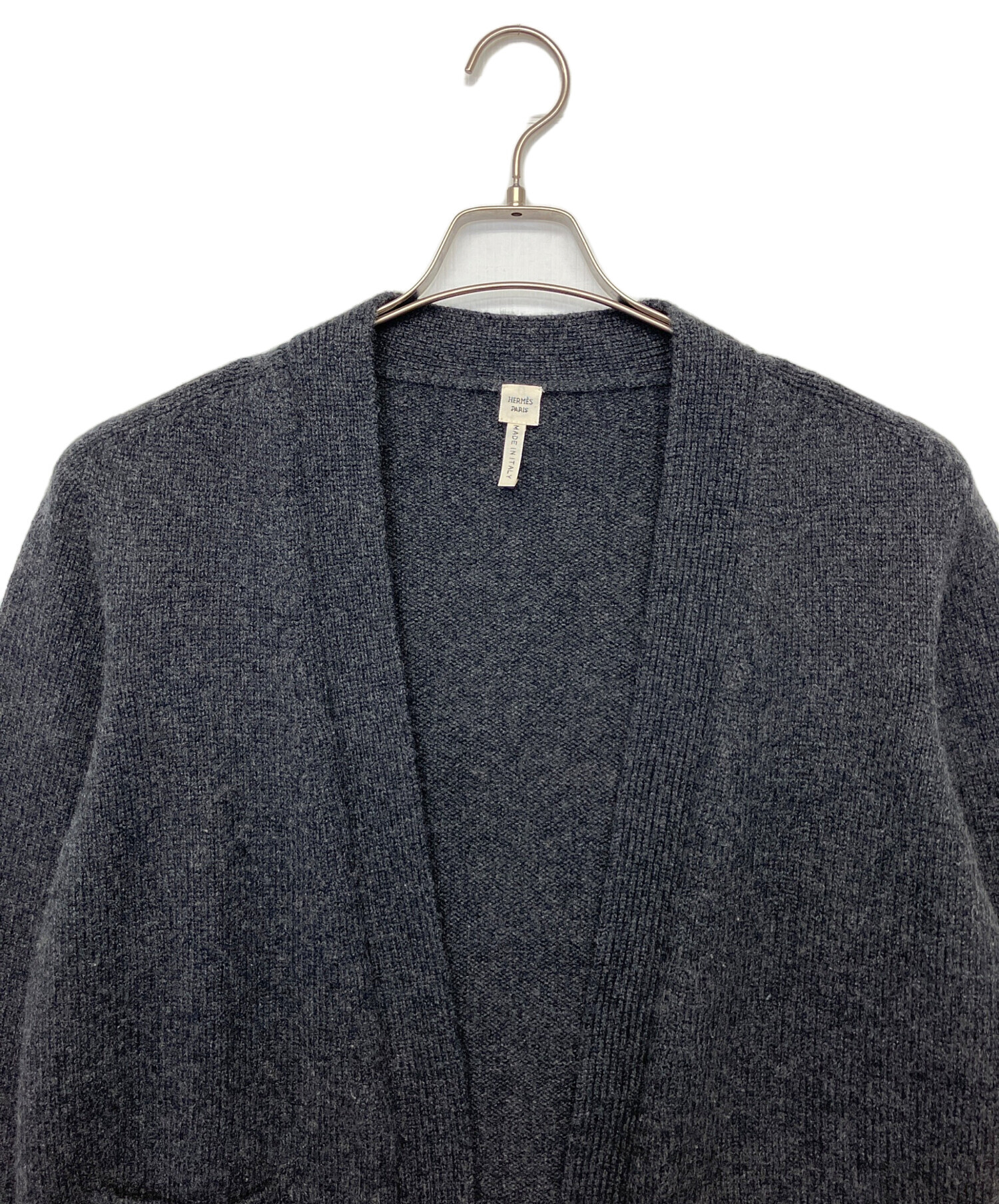 中古・古着通販】HERMES (エルメス) カーディガン グレー サイズ:不明