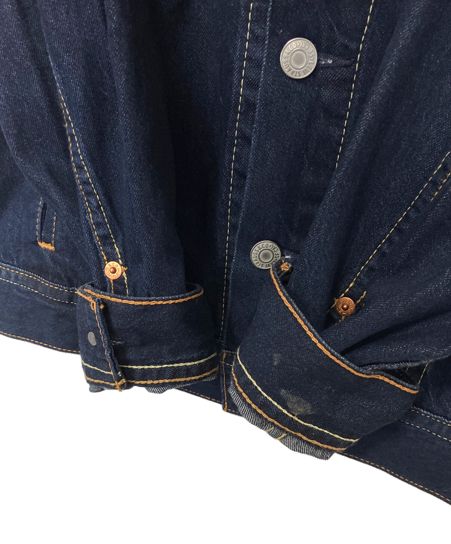 中古・古着通販】LEVI'S (リーバイス) デニムジャケット インディゴ