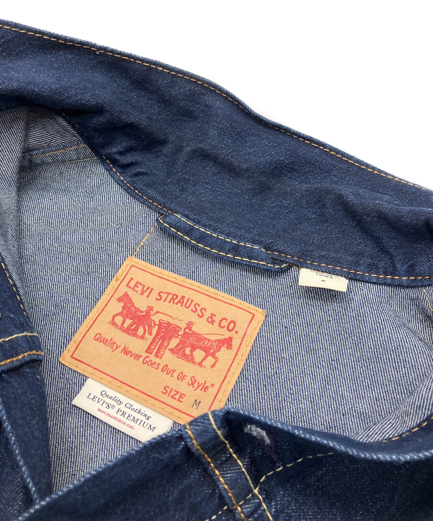 中古・古着通販】LEVI'S (リーバイス) デニムジャケット インディゴ