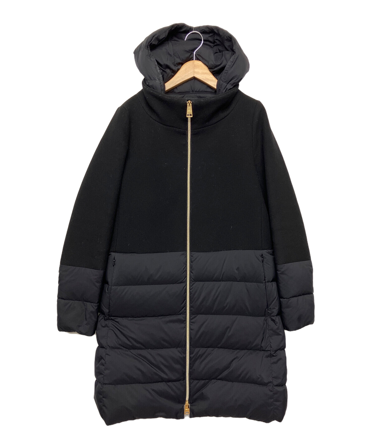 中古・古着通販】HERNO (ヘルノ) ダウンコート ブラック サイズ:42 